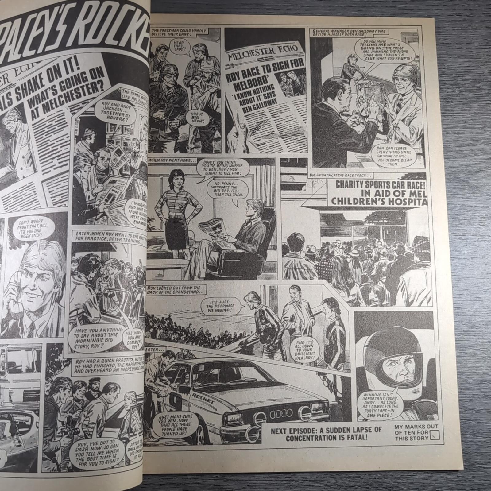 Roy of The Rovers 27th October 1984 Vintage Comic IPC Magazines