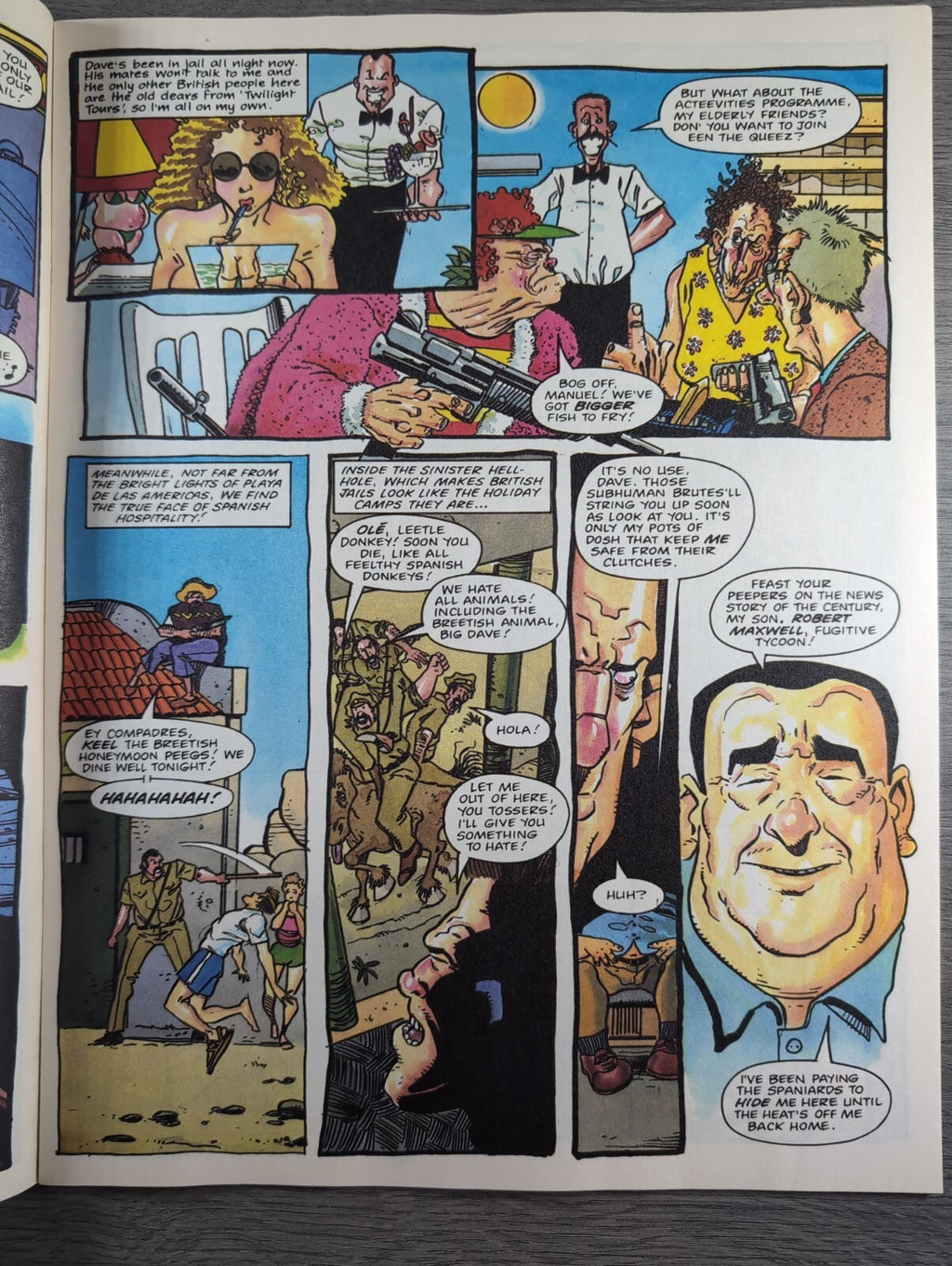 2000AD Prog 870 Featuring Judge Dredd Comic 14th Jan 1994 Vintage Retro Comic