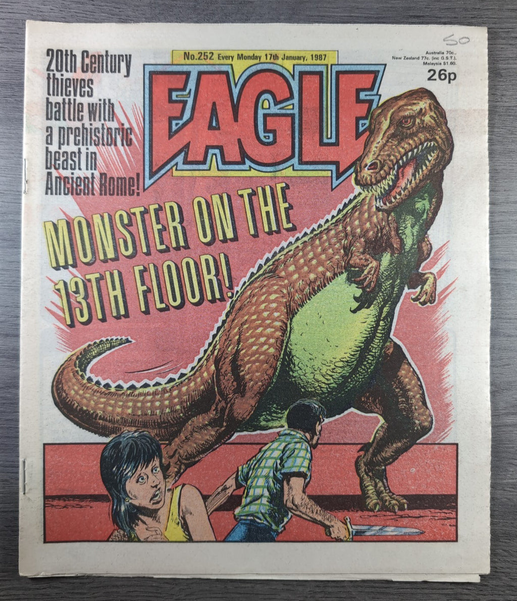 Eagle Comic Issue No. 252 17th Jan 1987 Vintage Retro UK Comic