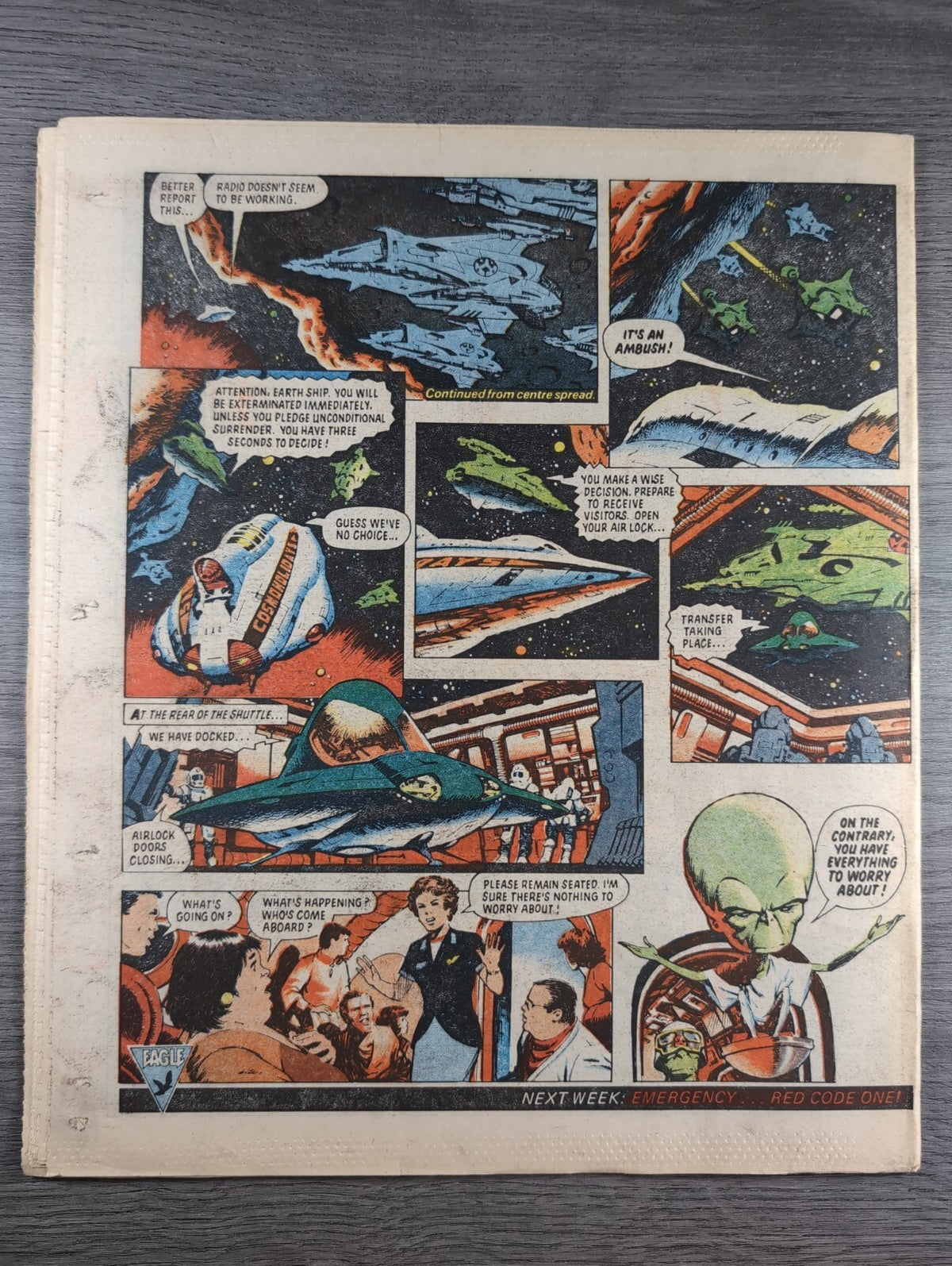 Eagle Comic Issue No. 132 25th September 1984 Vintage Retro UK Comic