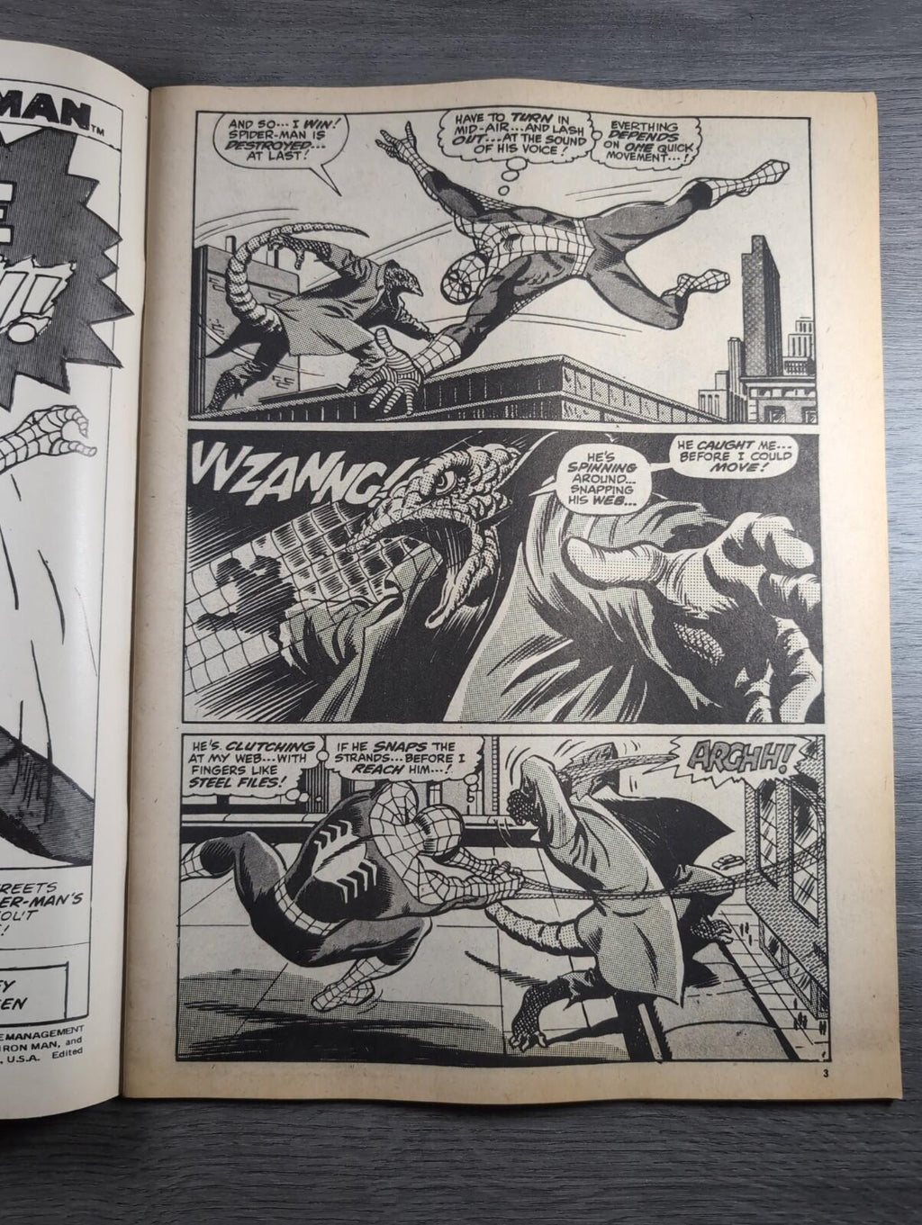 Spider-Man Comics Weekly No 93 Marvel Comics UK 23rd November 1974 Vintage Comic