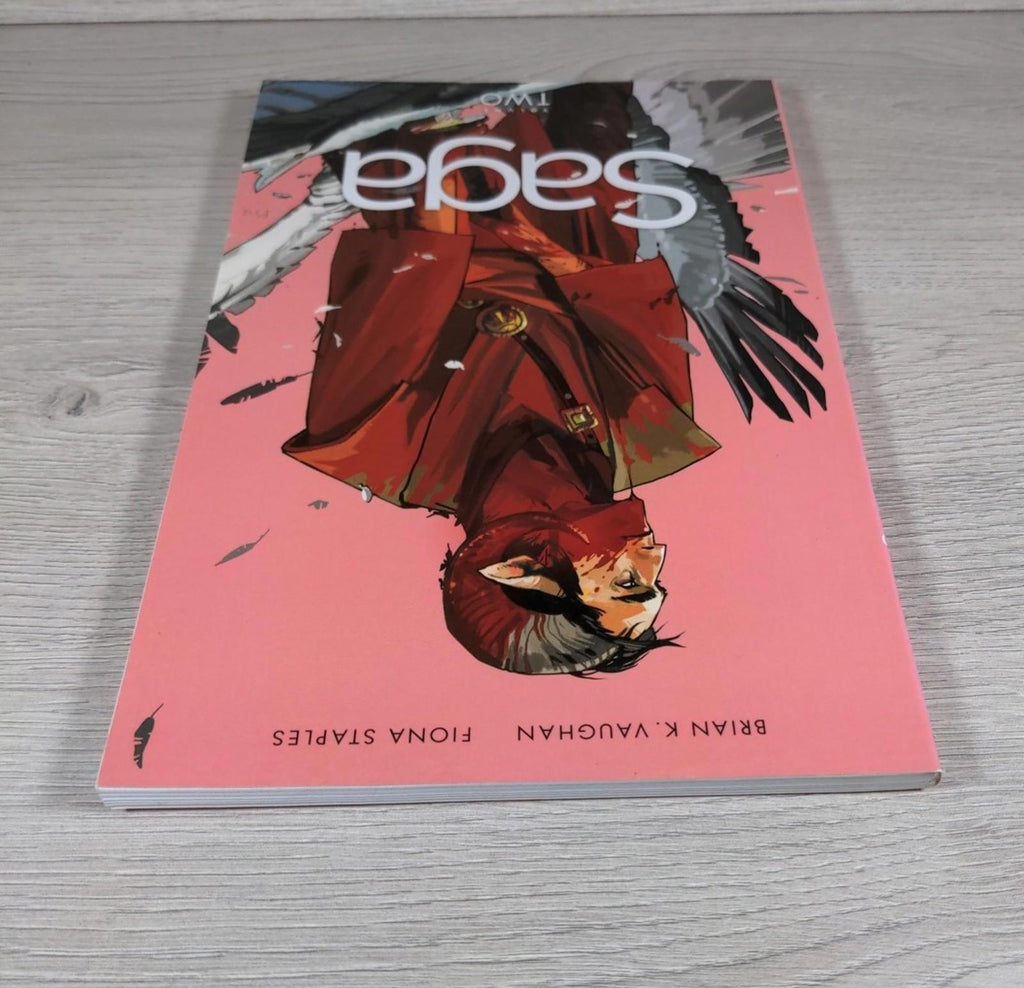 Saga Volume 2 by Brian K Vaughan Paperback 2013 Image Graphic Novel - Retrorama UK