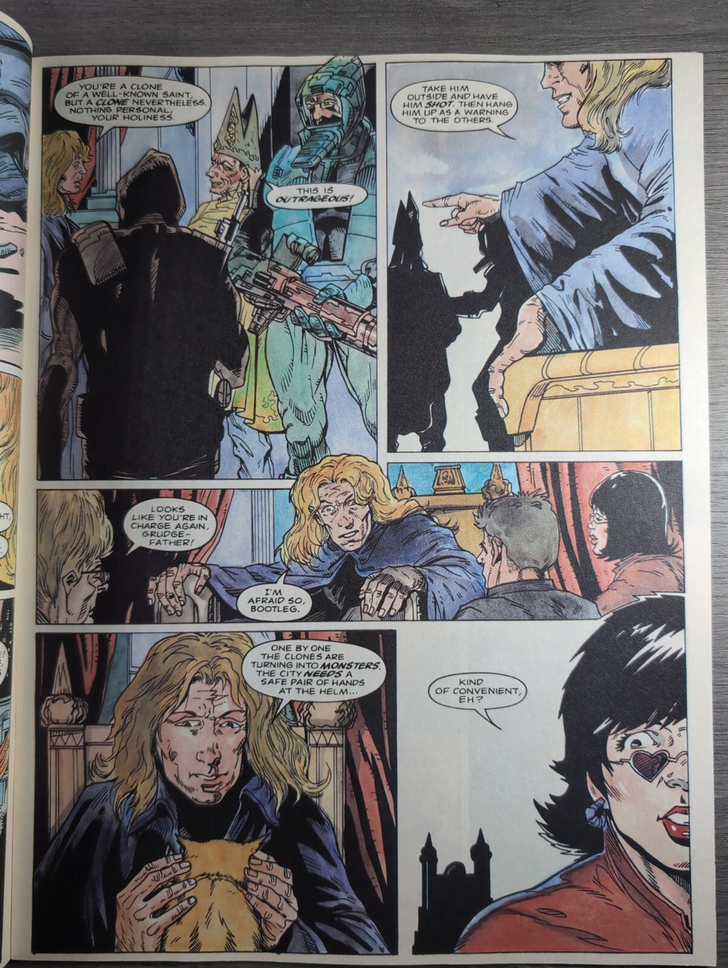 2000AD Prog 883 Featuring Judge Dredd Comic 15th April 1994 Vintage Retro Comic