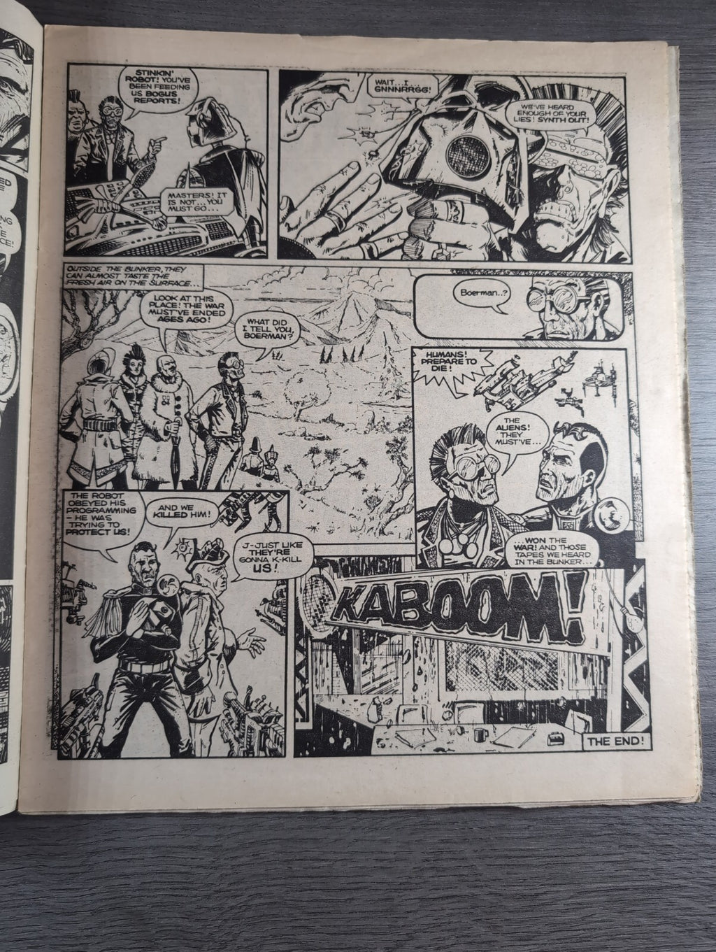 2000AD Prog 404 Featuring Judge Dread Comic 9th Feb 1985 Vintage Retro Comic