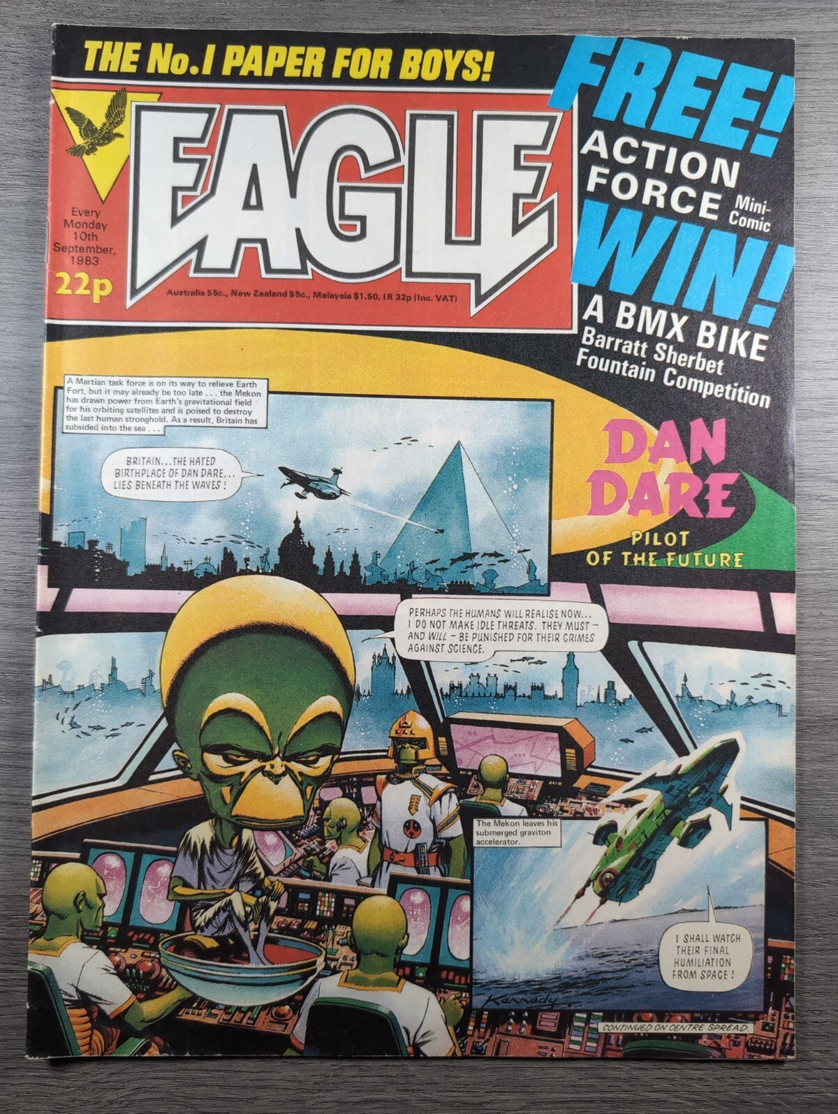 Eagle Comic 10th September 1983 Vintage Retro UK Comic