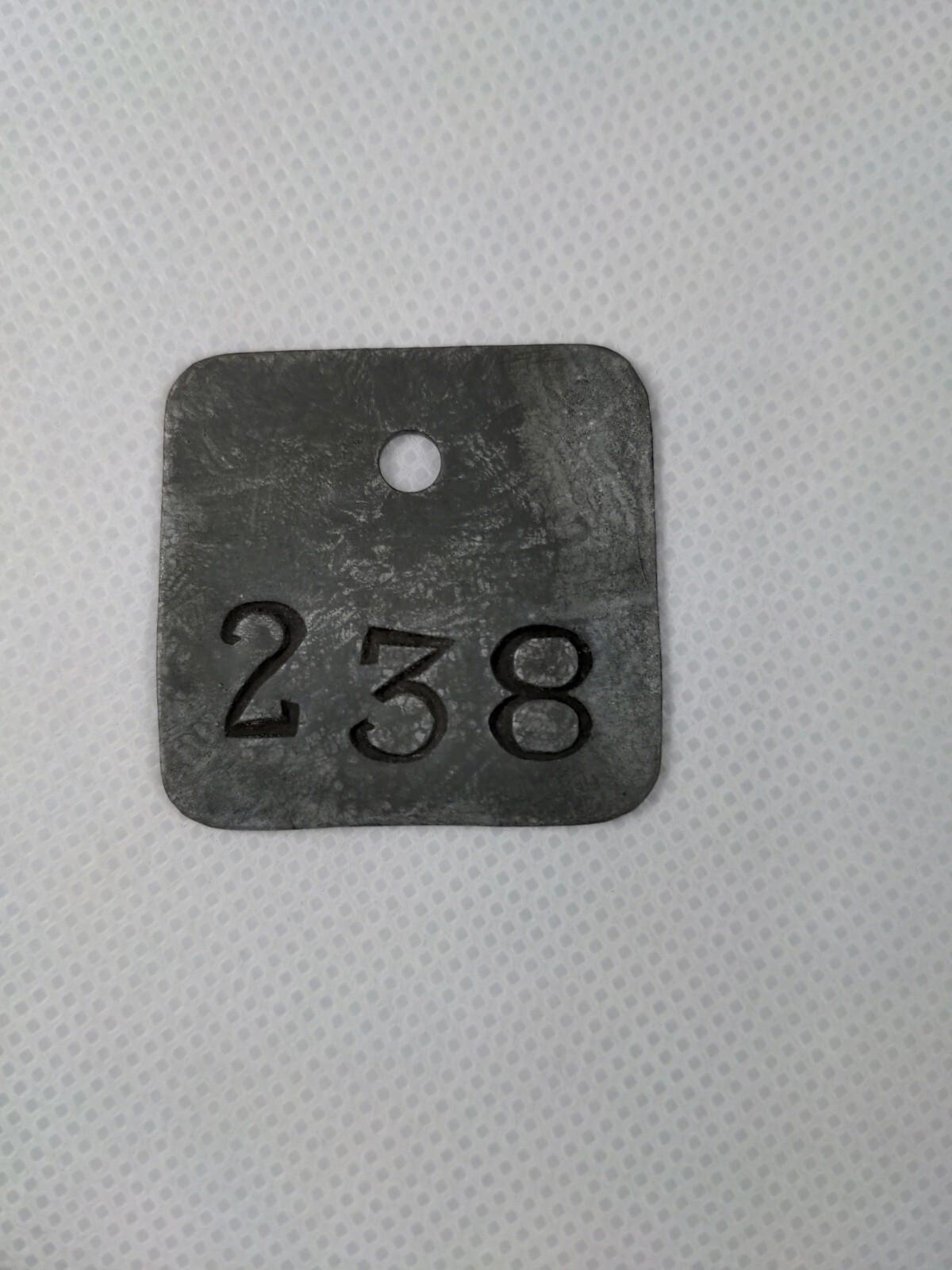Smithywood Unit No 238 N.C.B. Miners Pit Check Token Tally