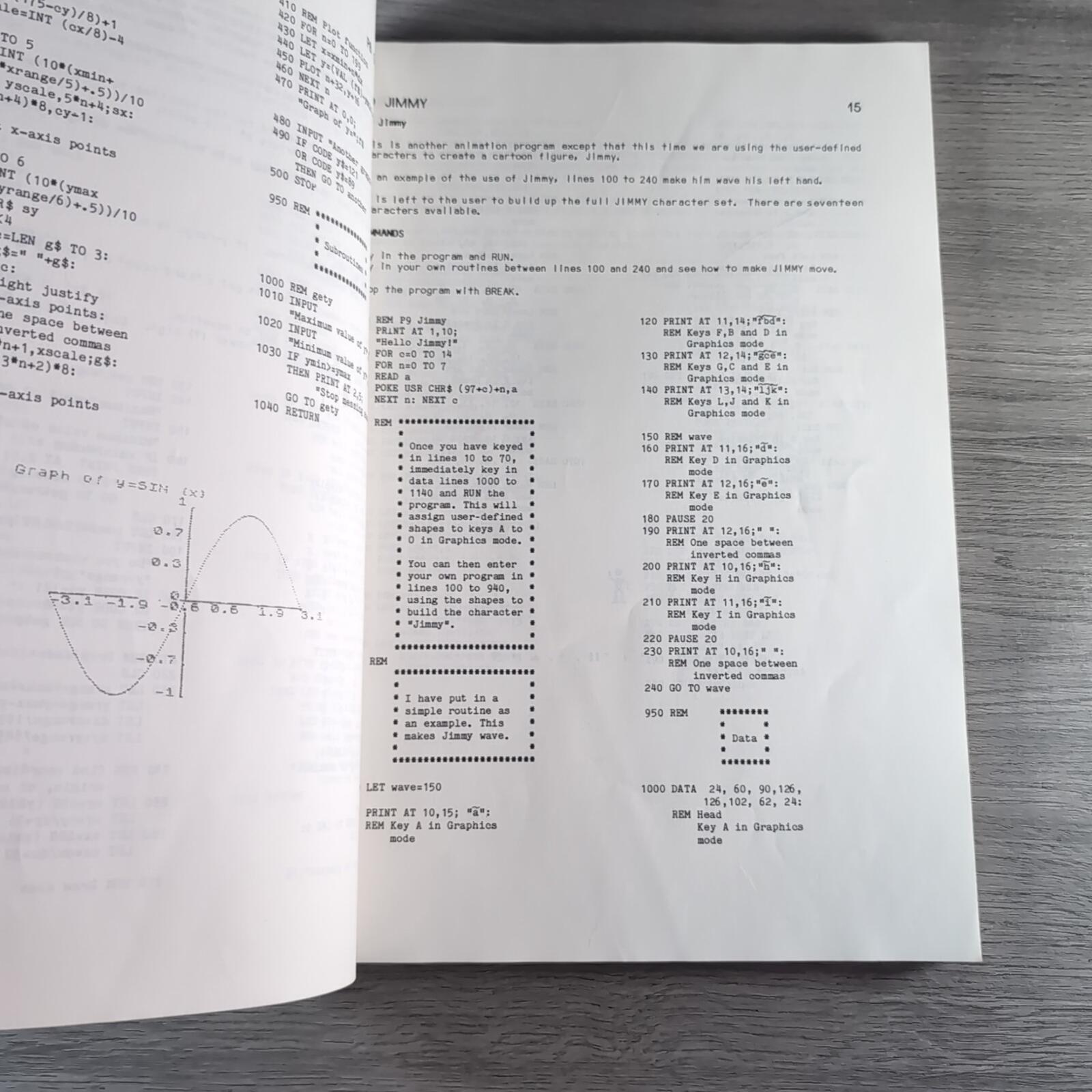 ZX Spectrum Book 100 Programs For The ZX Spectrum Computer Ian Mclean 1984