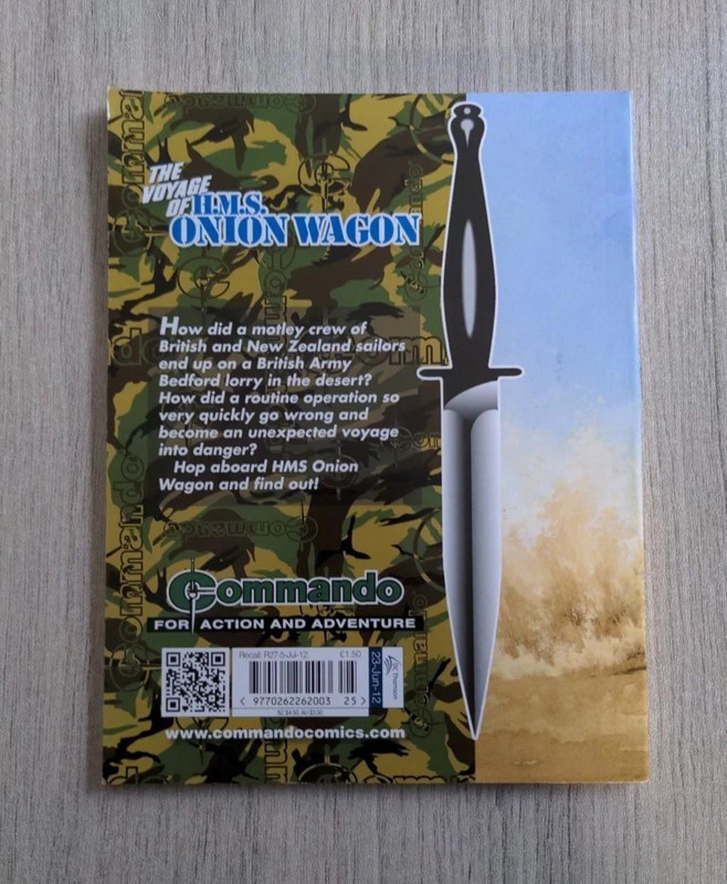 Commando Comic Issue Number 4508 The Voyage Of H.M.S Onion Wagon - Retrorama UK