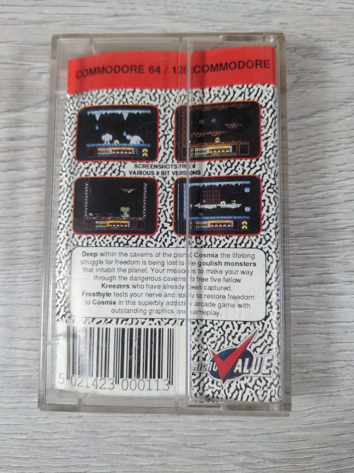 Frost Byte Commodore 64 C64 Video Game Cassette Tested & Working