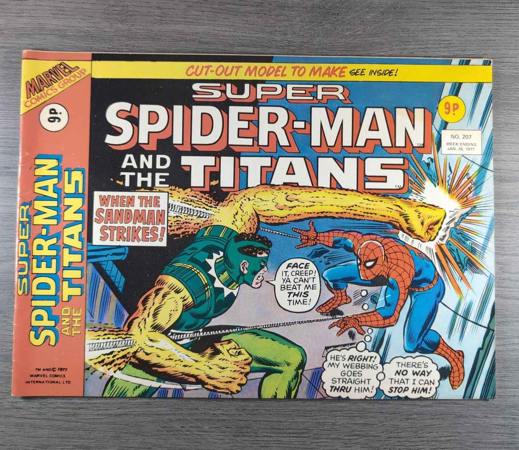 Super Spider-Man And The Titans No. 207 Marvel Comics 26th January 1977