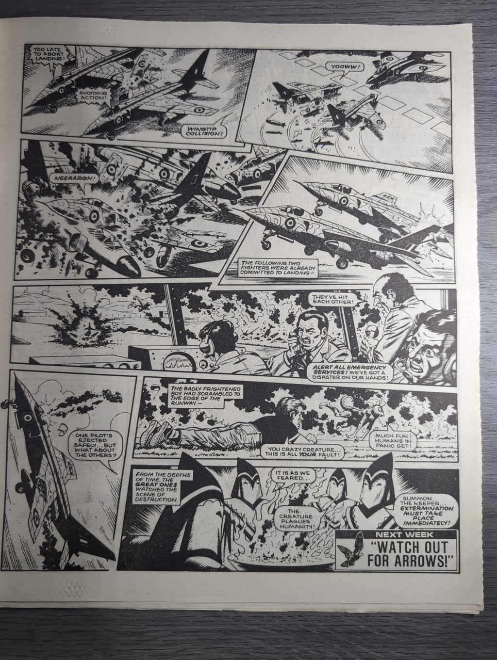 Eagle Comic Issue No. 245 29th November 1986 Vintage Retro UK Comic