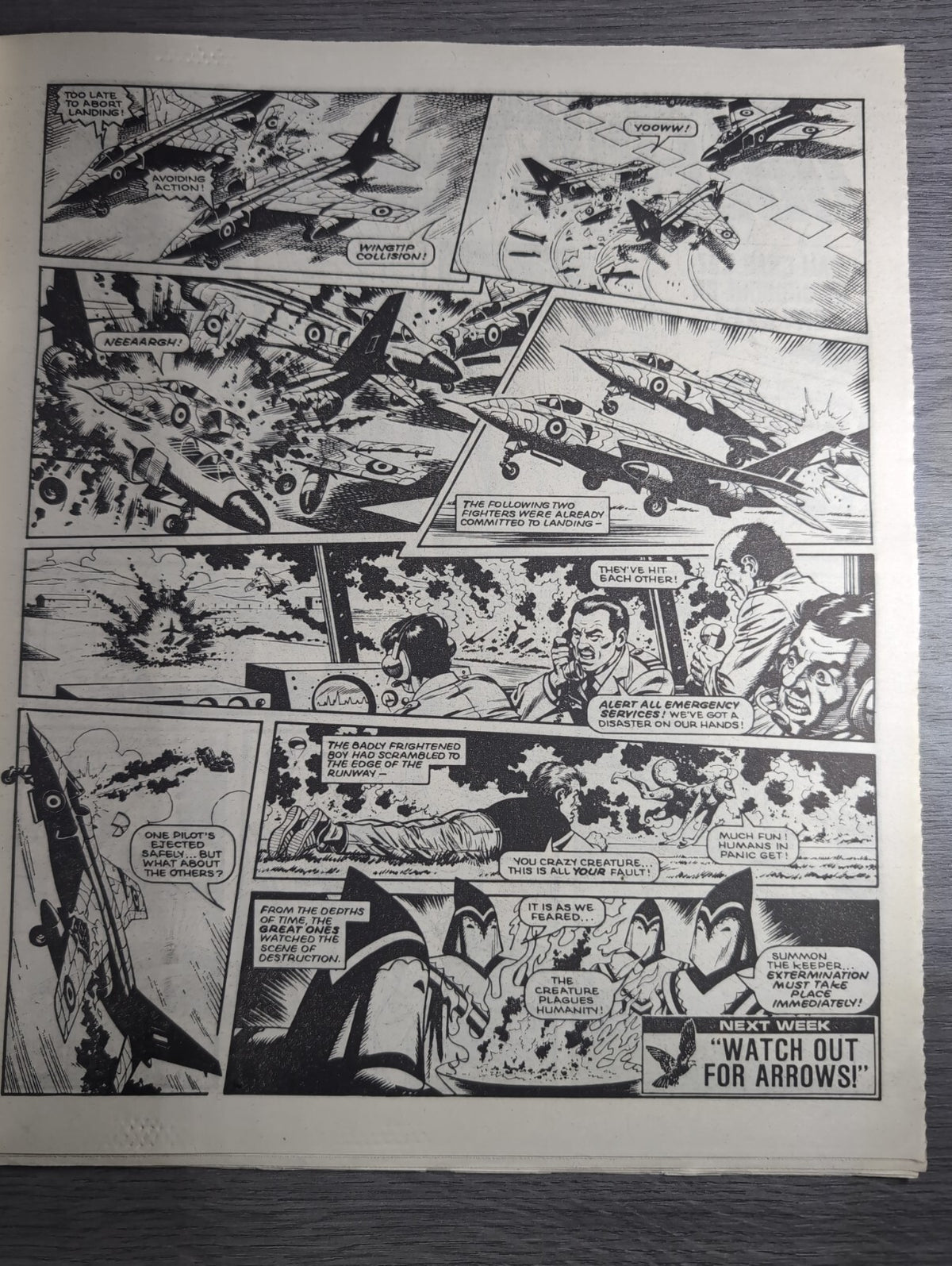 Eagle Comic Issue No. 245 29th November 1986 Vintage Retro UK Comic