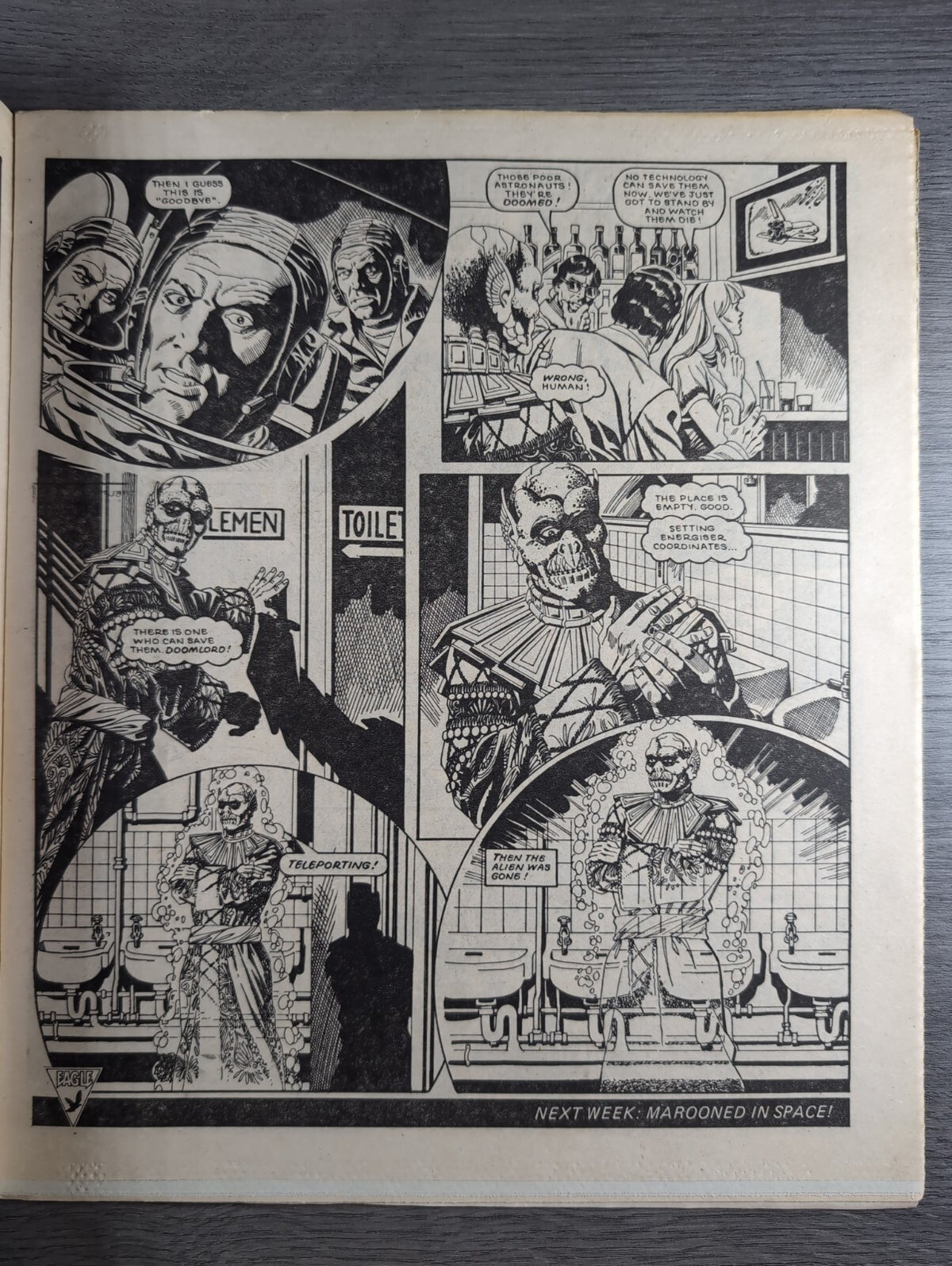 Eagle Comic Issue 14th April 1984 Vintage Retro UK Comic