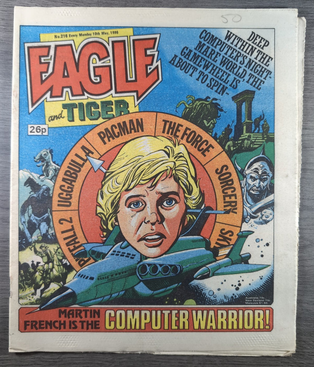 Eagle Comic Issue No. 216 10th May 1988 Vintage Retro UK Comic