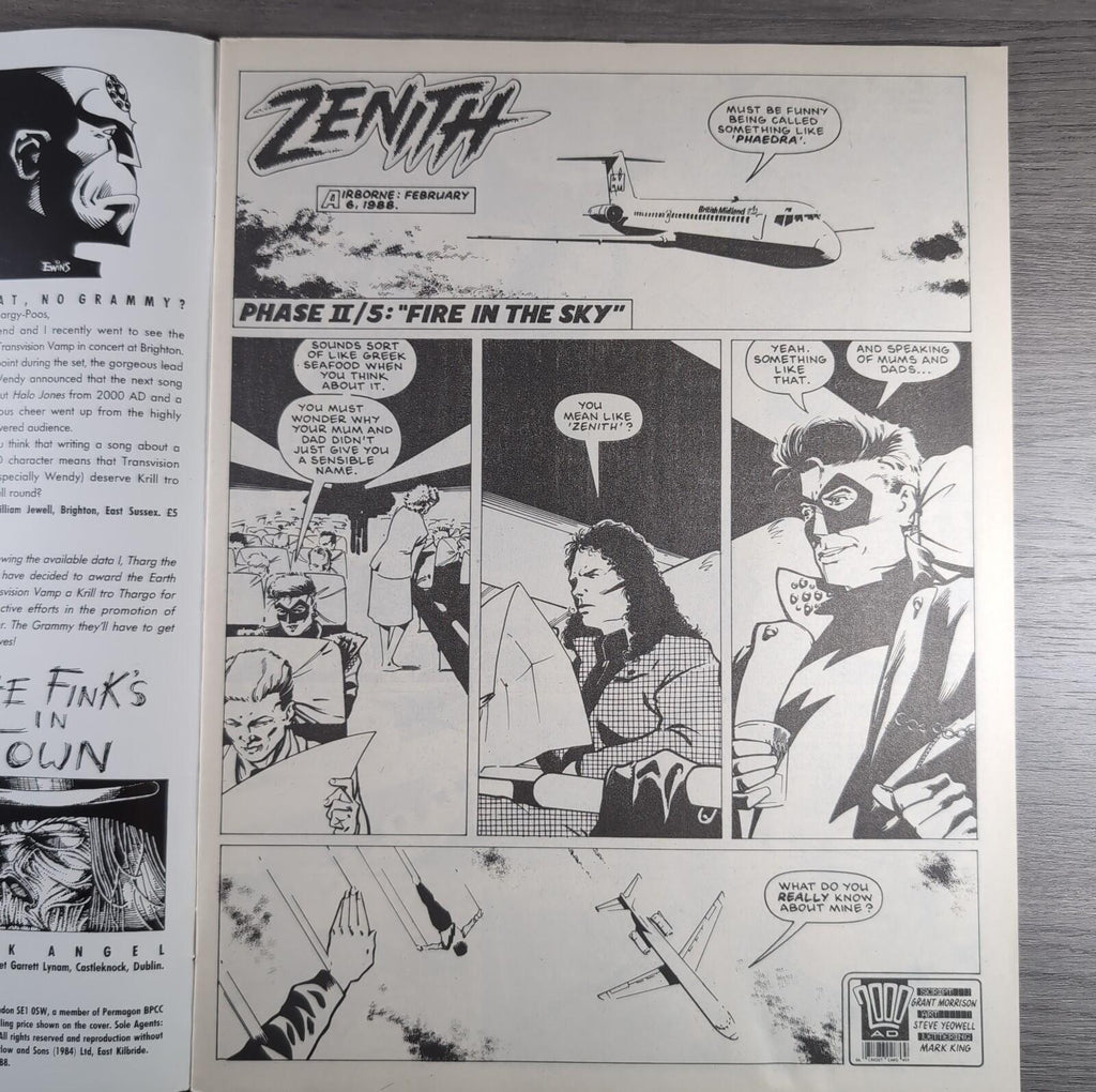 2000AD Prog 594 Featuring Judge Dredd 1st October 1988 Vintage Comic