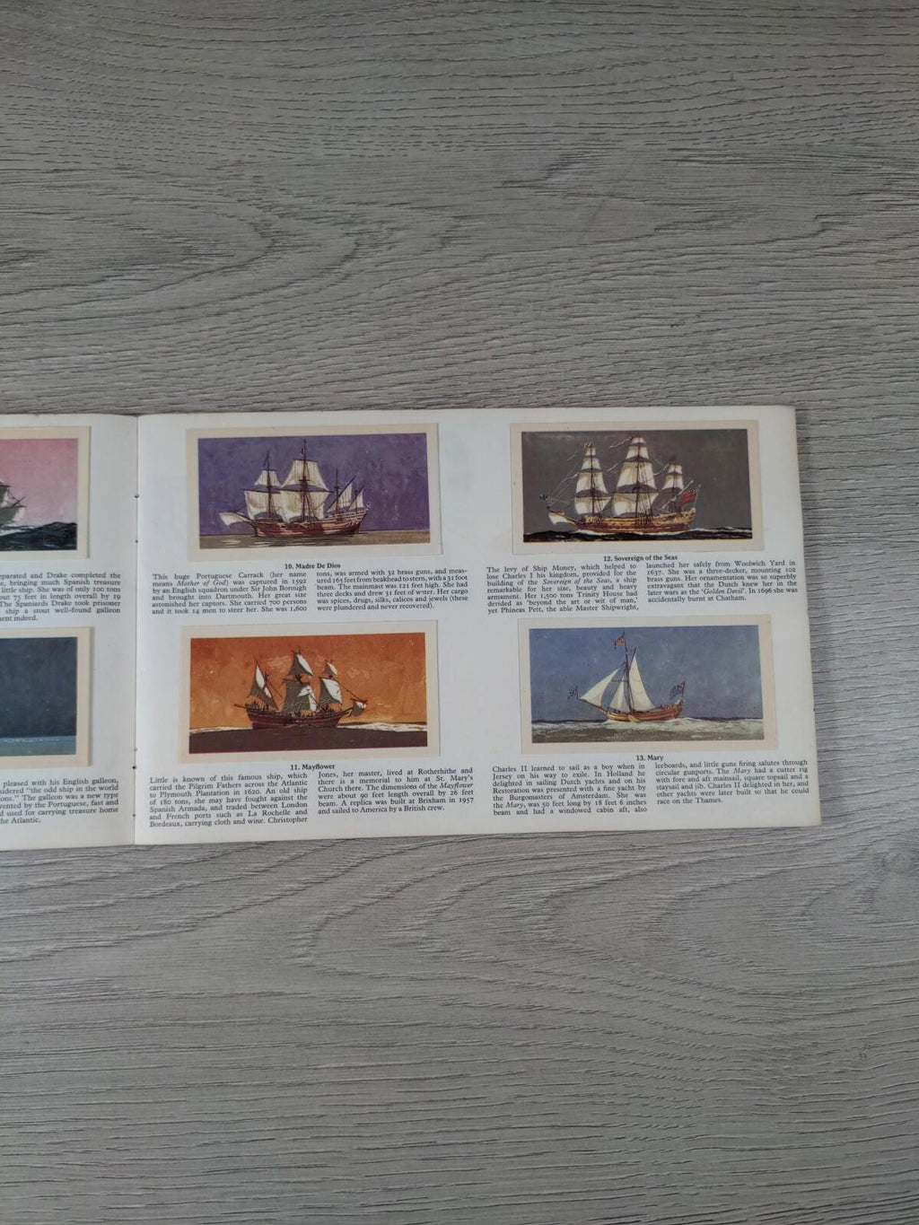 Brooke Bond Tea Cards: The Saga Of Ships Album Complete With All Cards In Set