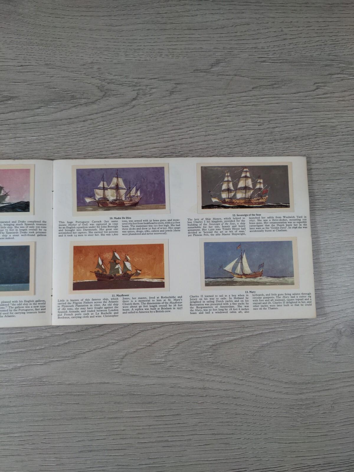 Brooke Bond Tea Cards: The Saga Of Ships Album Complete With All Cards In Set