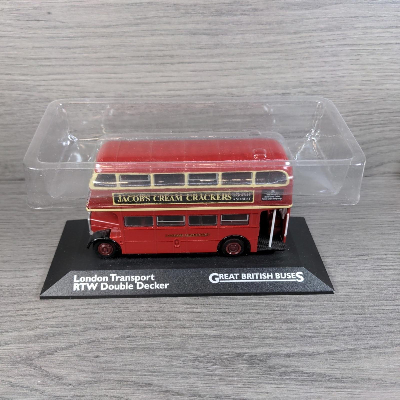 Atlas Editions London Transport RTW Double Decker Bus 1:76 Scale Die-Cast Model
