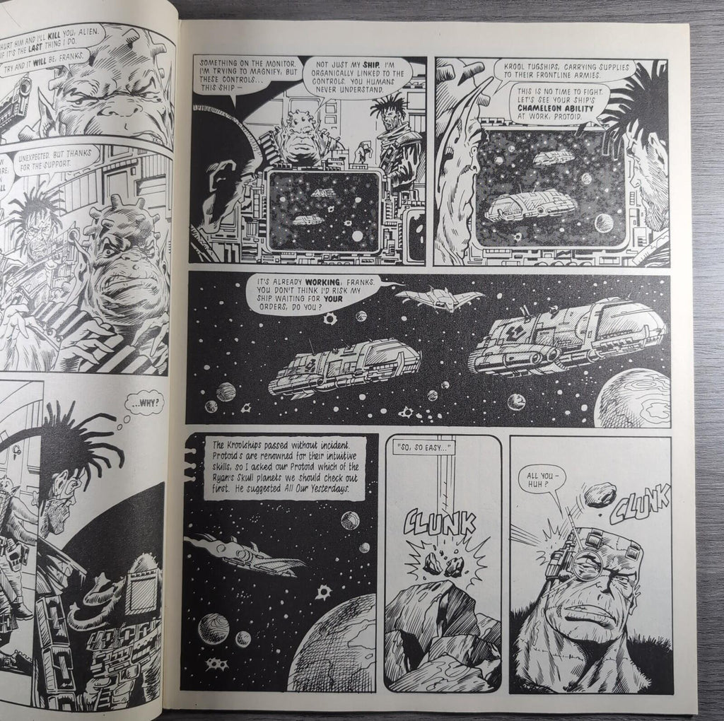 2000AD Prog 554 Featuring Judge Dredd 26th December 1987 Vintage Comic