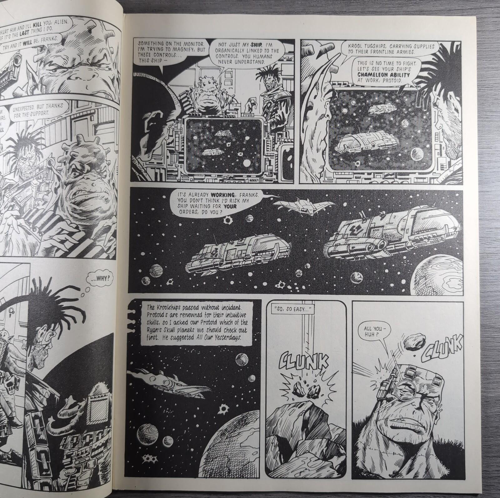 2000AD Prog 554 Featuring Judge Dredd 26th December 1987 Vintage Comic
