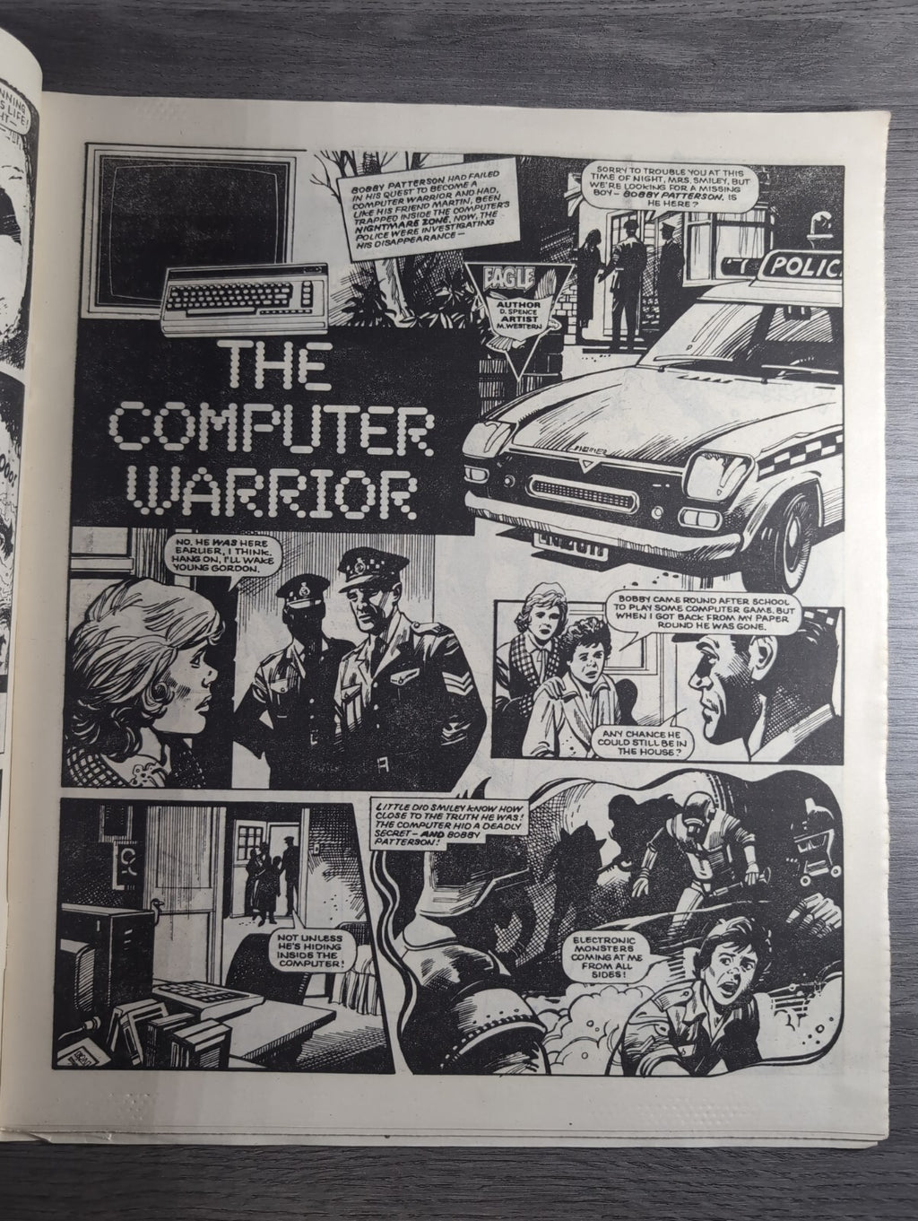 Eagle Comic Issue No. 207 8th March 1988 Vintage Retro UK Comic