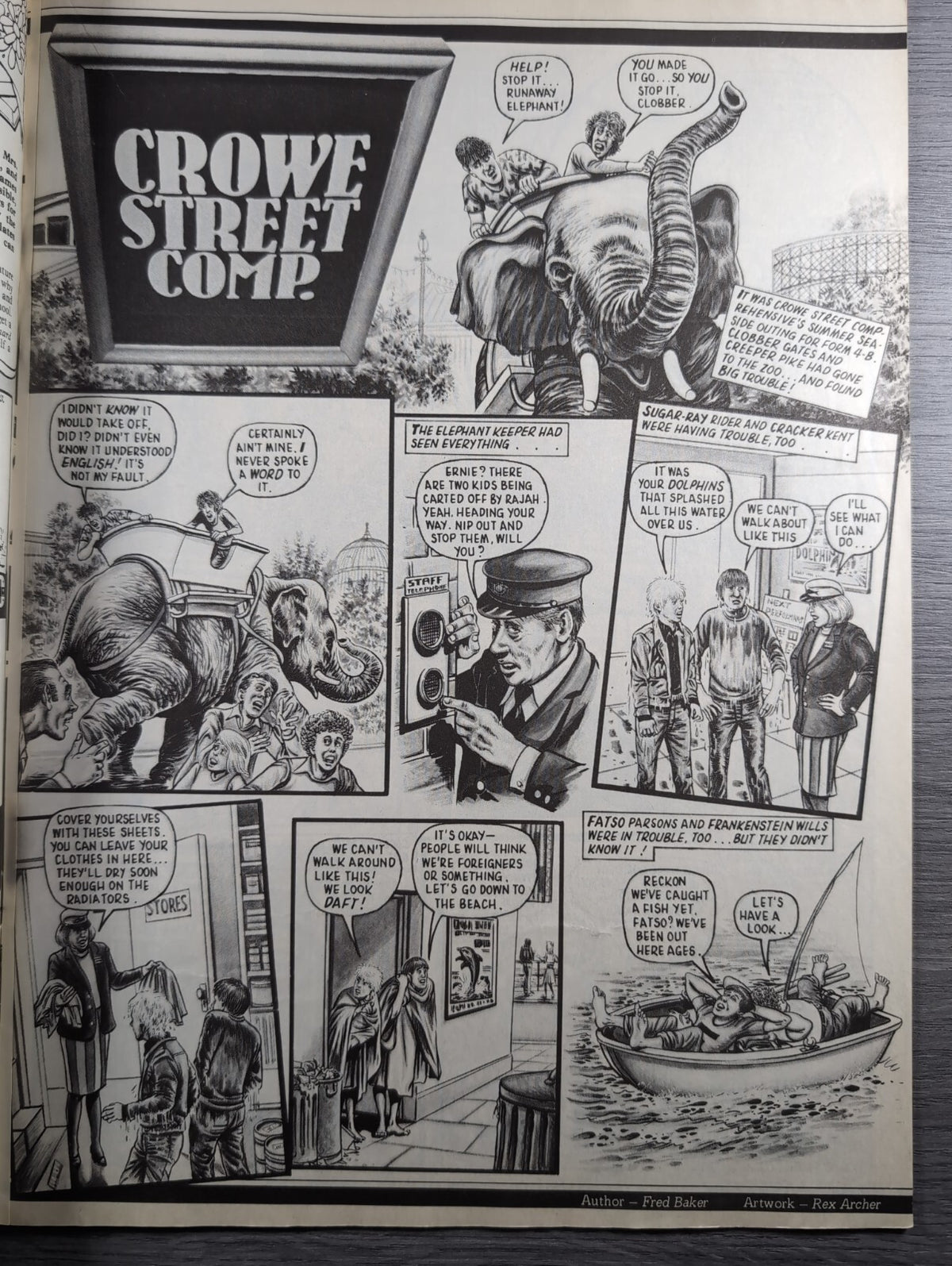 Eagle Comic 13th August 1983 Vintage Retro UK Comic