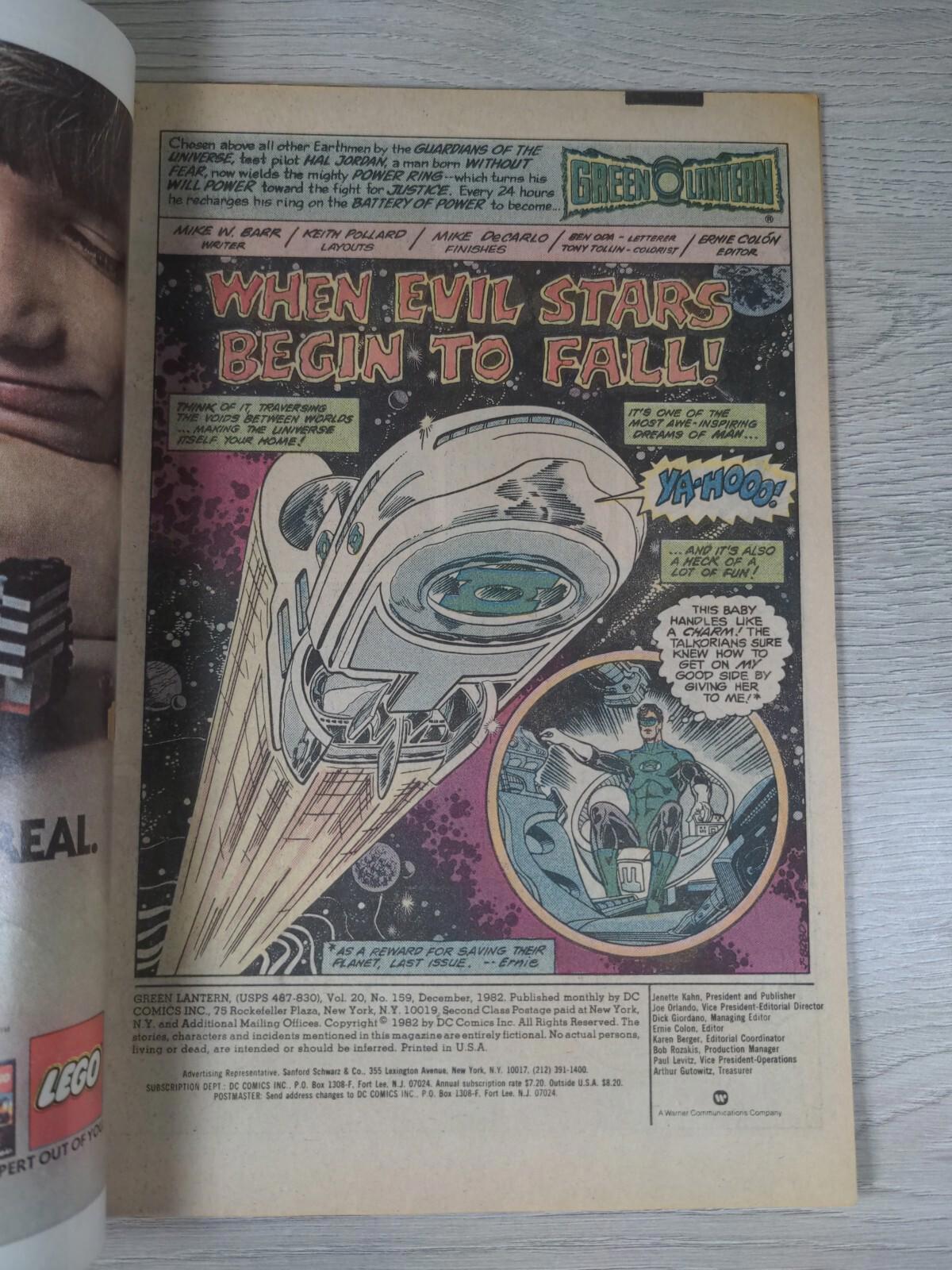 DC Comics Green Lantern #159 December 1982 Vintage Comic - Retrorama UK
