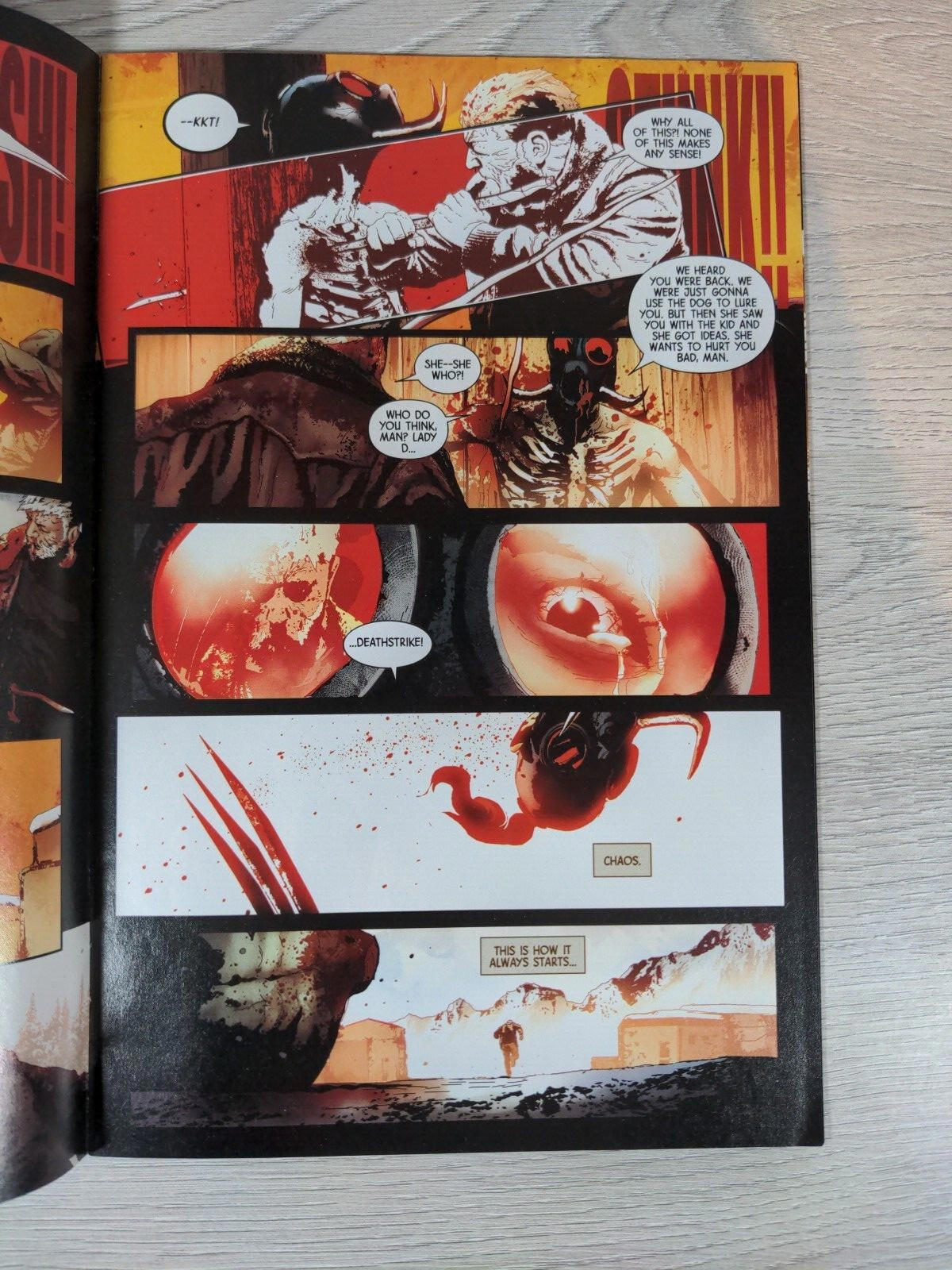 Marvel Comics Old Man Logan Issue No 7 2016 Lemire-Sorrentino-Maiolo