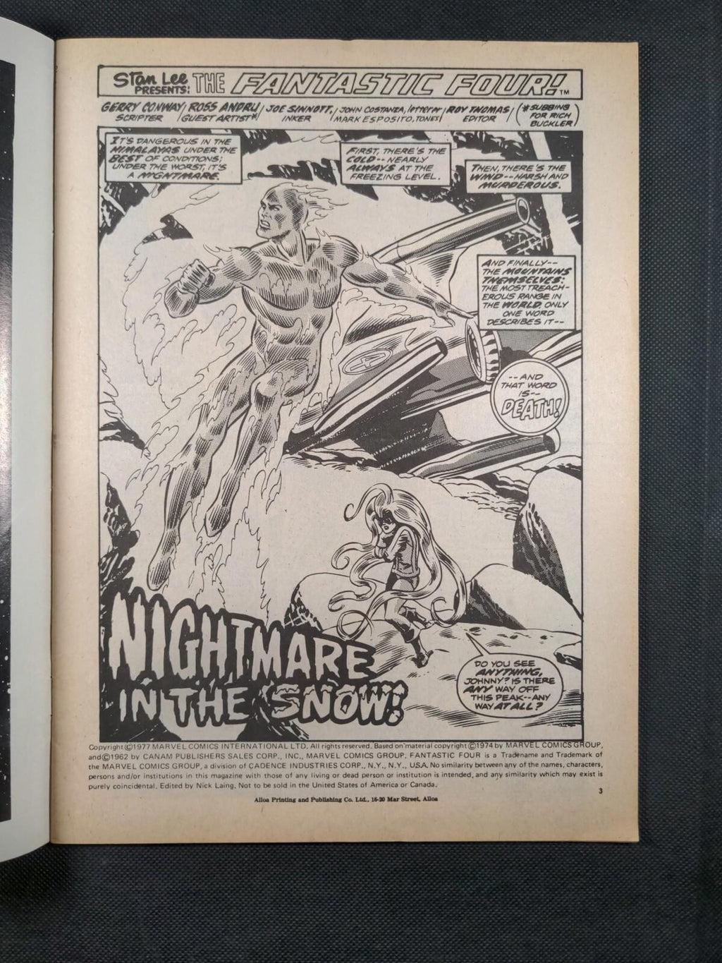 Marvel Comics The Complete Fantastic Four Issue No 13  1977 Vintage Comic
