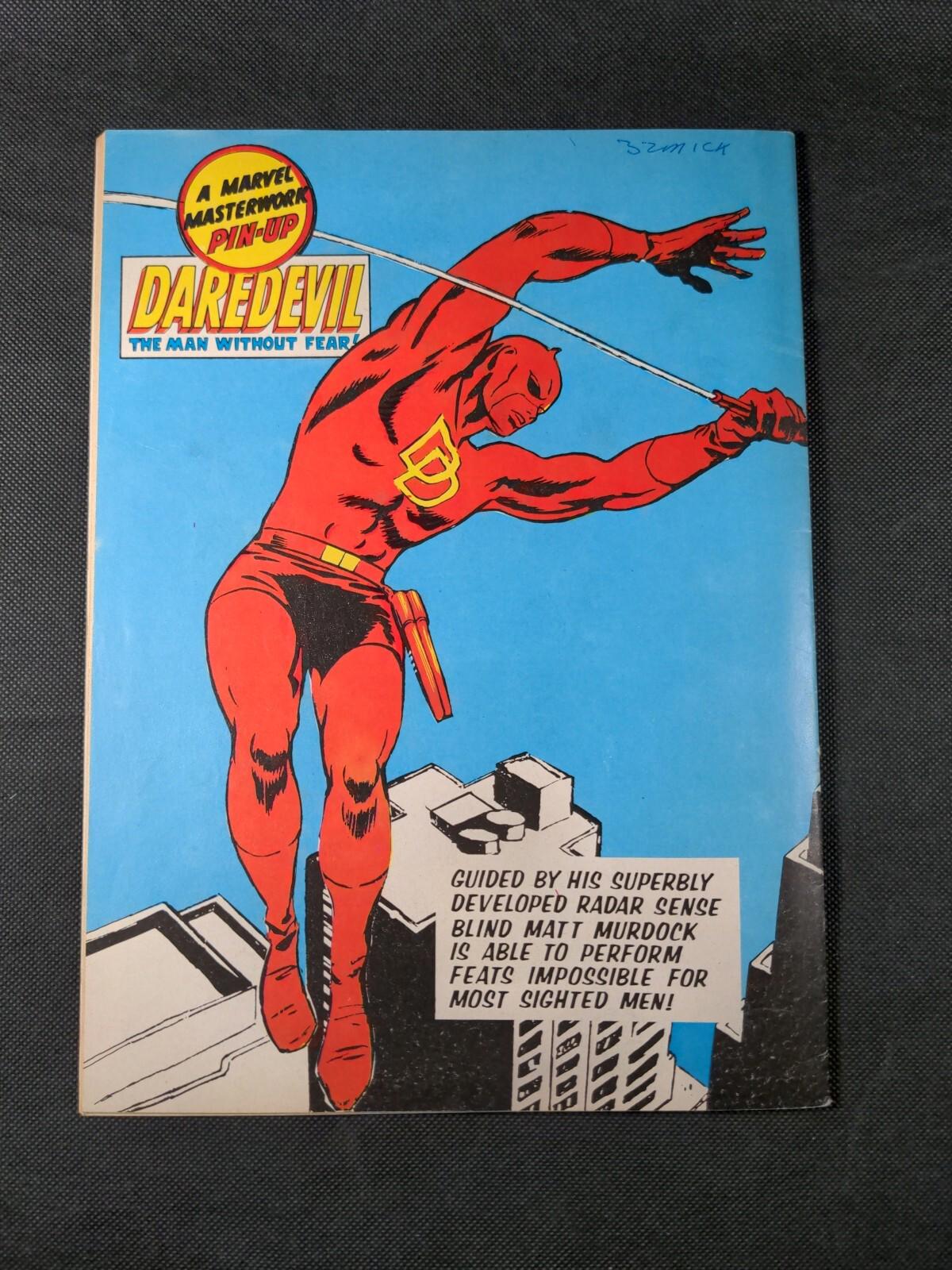 Mighty World of Marvel Issue No 96 August 1974 Vintage Marvel UK Vintage Comics