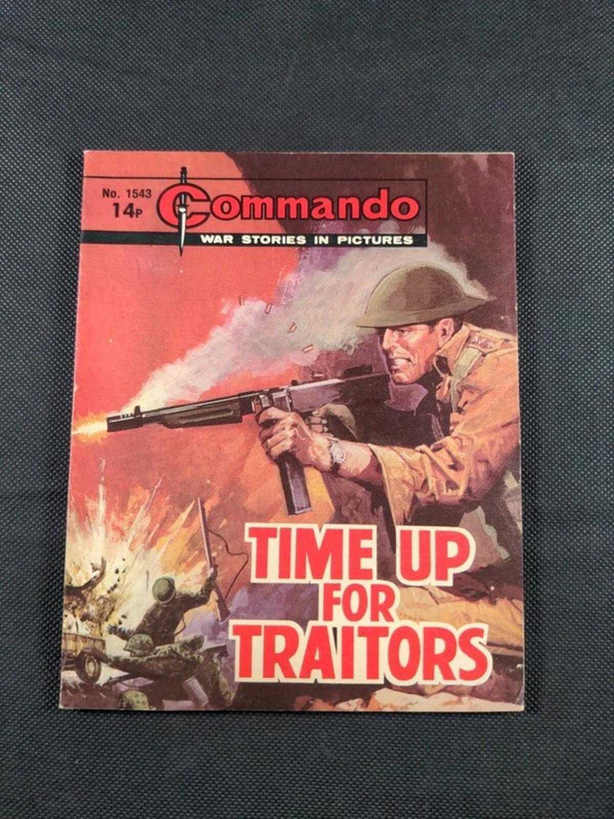 Commando Comic Issue Number 1543 Time Up For Traitors - Retrorama UK