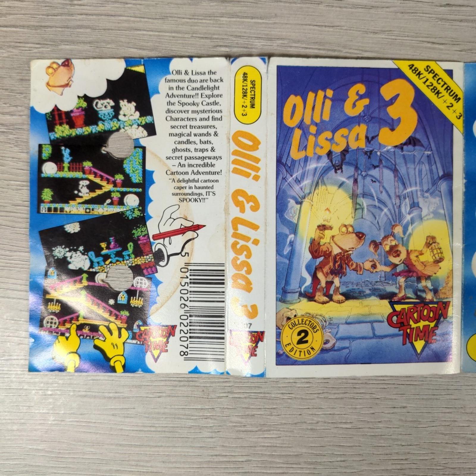 Olli & Lissa 3 ZX Spectrum 48K 128K Game Cassette Tested & Working