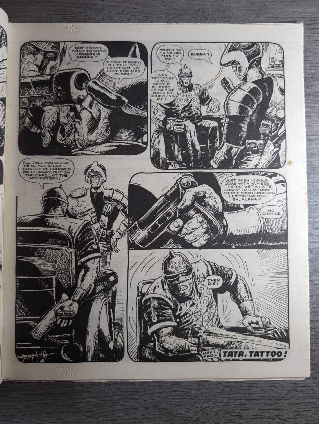 2000AD Prog 481 Featuring Juddge Dread Comic Date 2nd August 1986 Vintage Comics