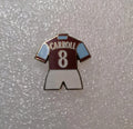 West Ham United Football Club Carroll No8 Shirt Enamel Pin Badge