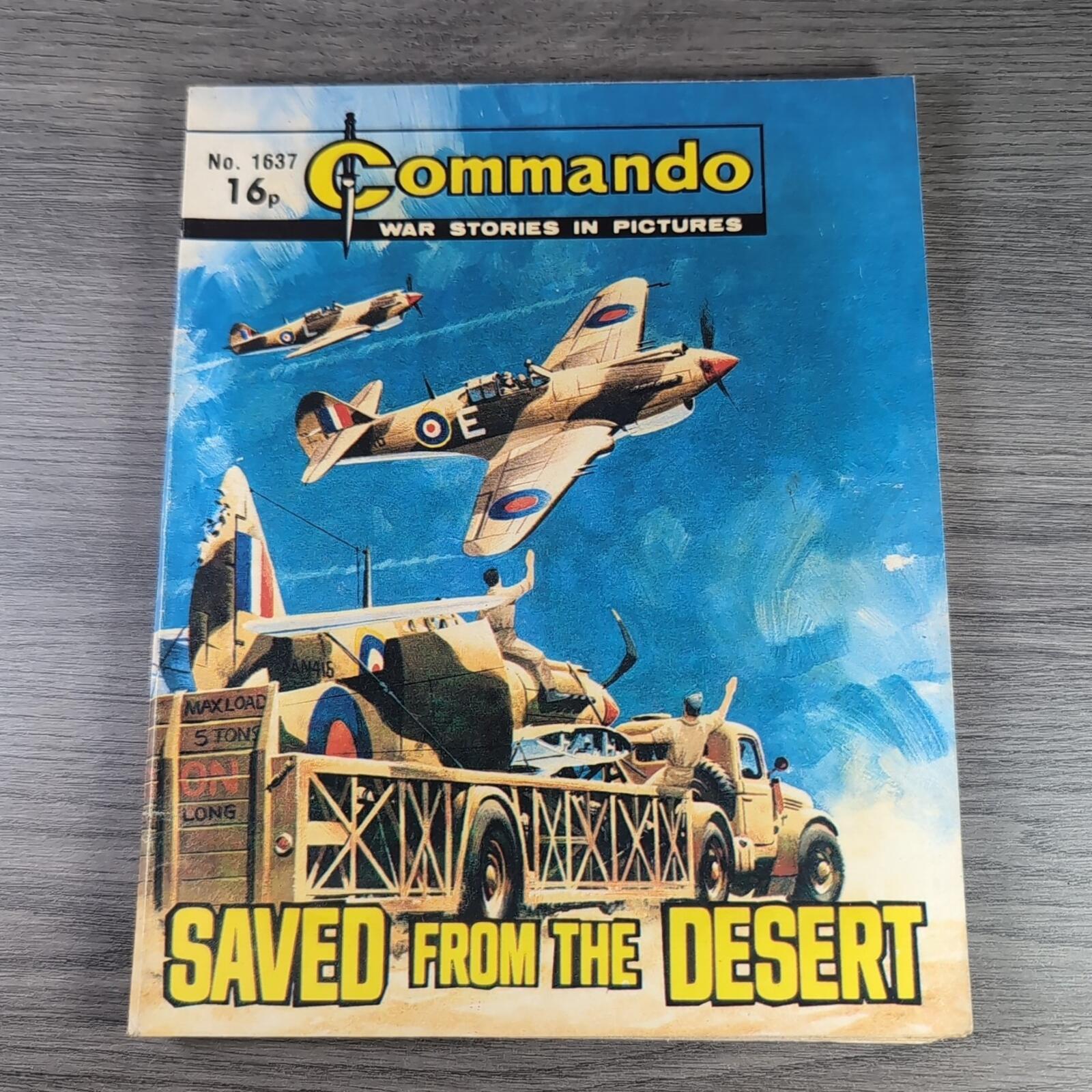 Commando Comic Issue Number 1637 Saved In The Desert