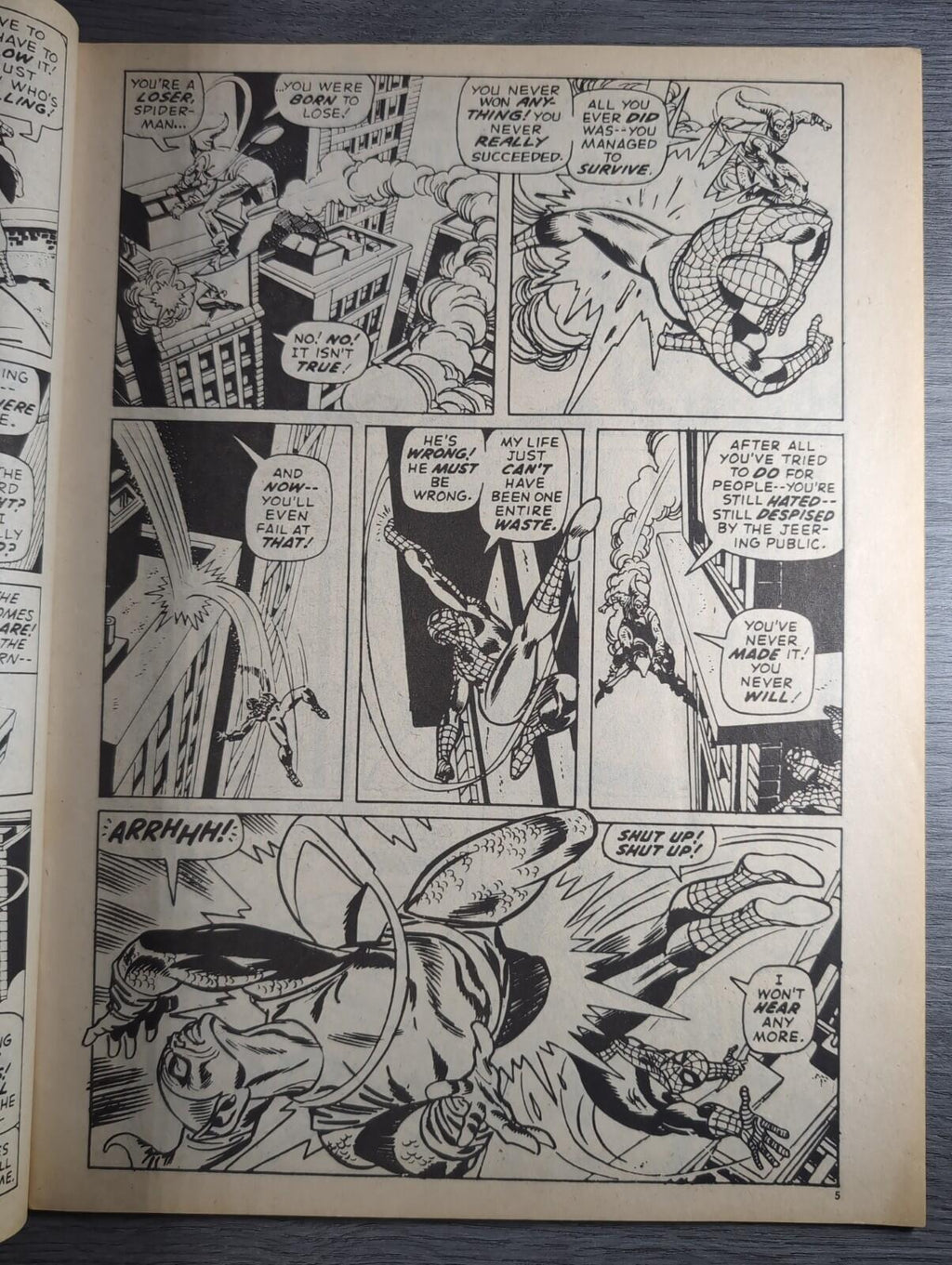 Spider-Man Comics Weekly No 138 Marvel Comics UK 4th October 1975 Vintage Comic