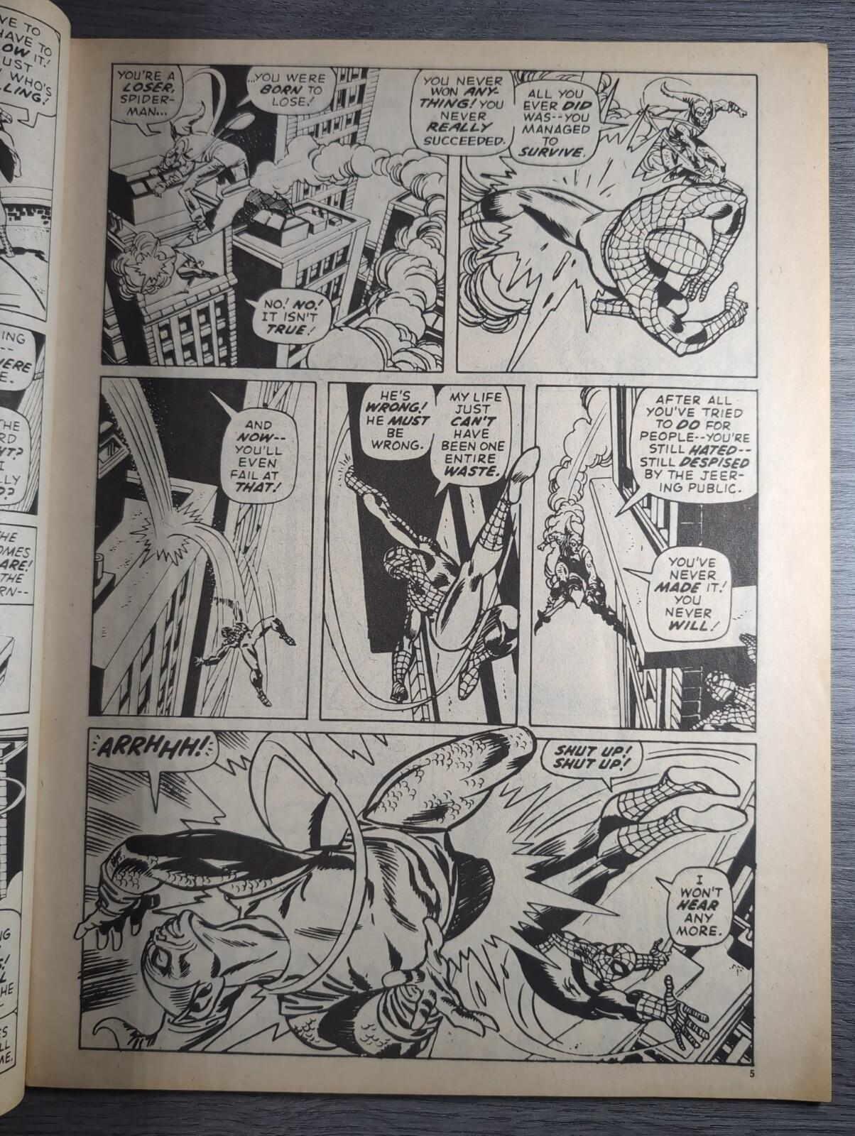 Spider-Man Comics Weekly No 138 Marvel Comics UK 4th October 1975 Vintage Comic