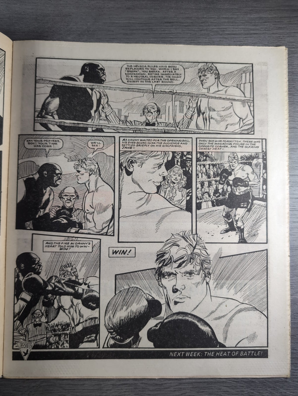 Eagle Comic Issue 2nd June 1984 Vintage Retro UK Comic