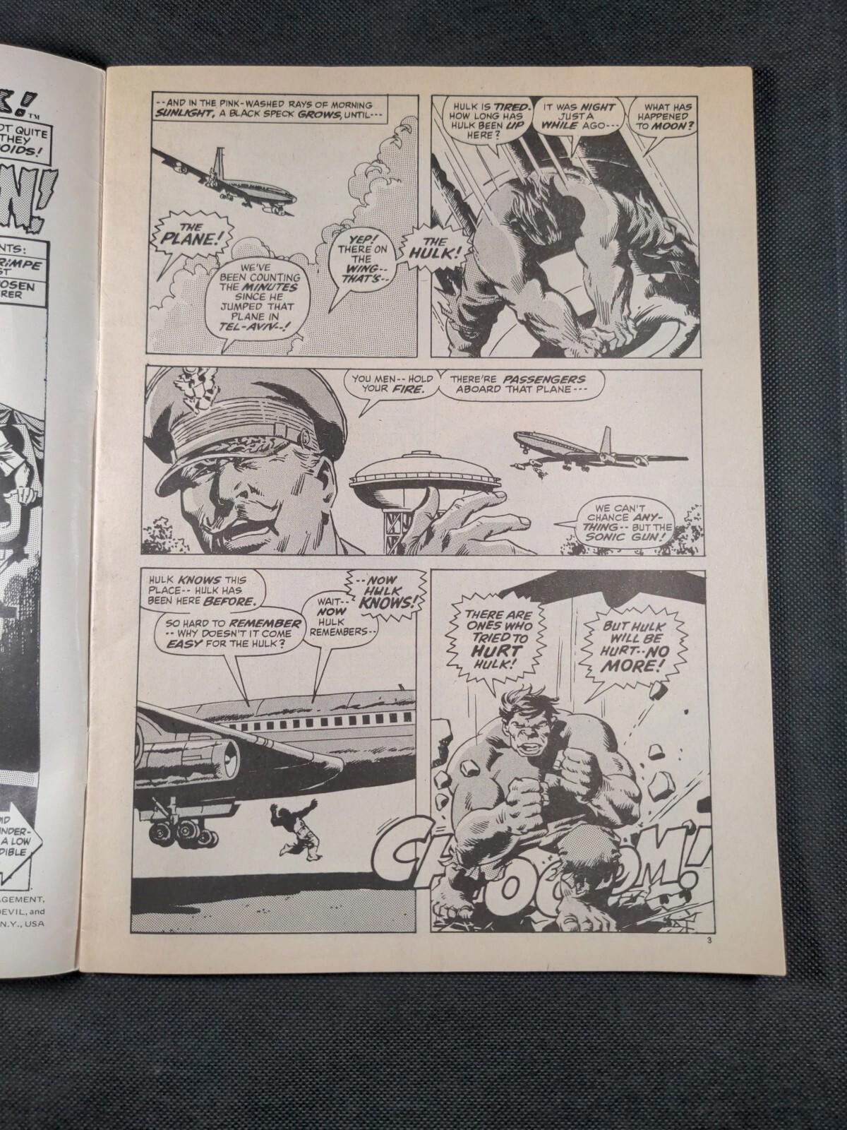 Mighty World of Marvel Issue No 122 February 1975 Vintage Marvel UK Comic