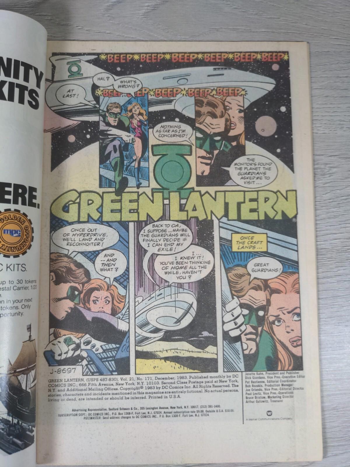 DC Comics Green Lantern #171 December 1983 Vintage Comic