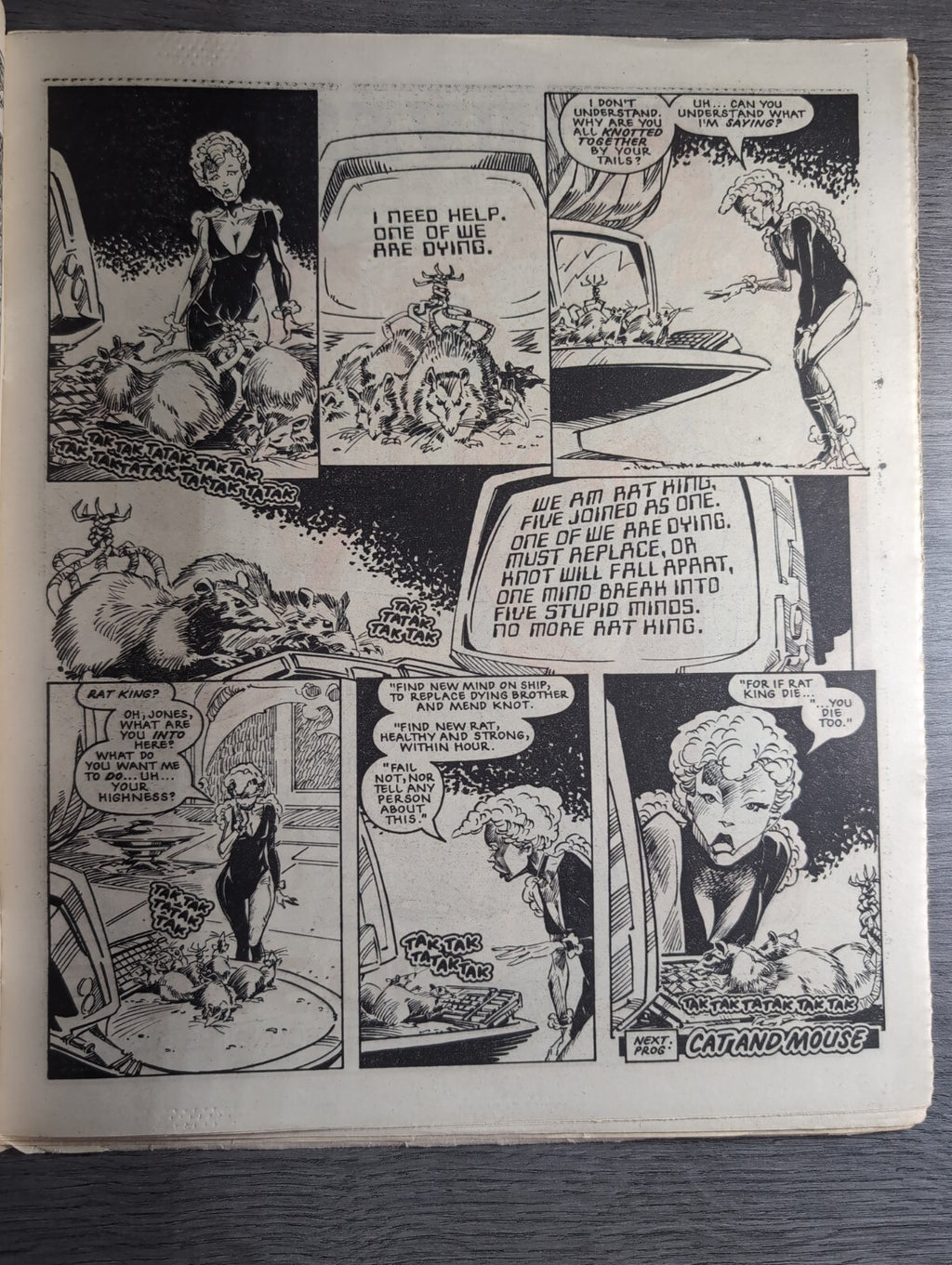 2000AD Prog 409 Featuring Judge Dread Comic 16th March 1985 Vintage Retro Comic