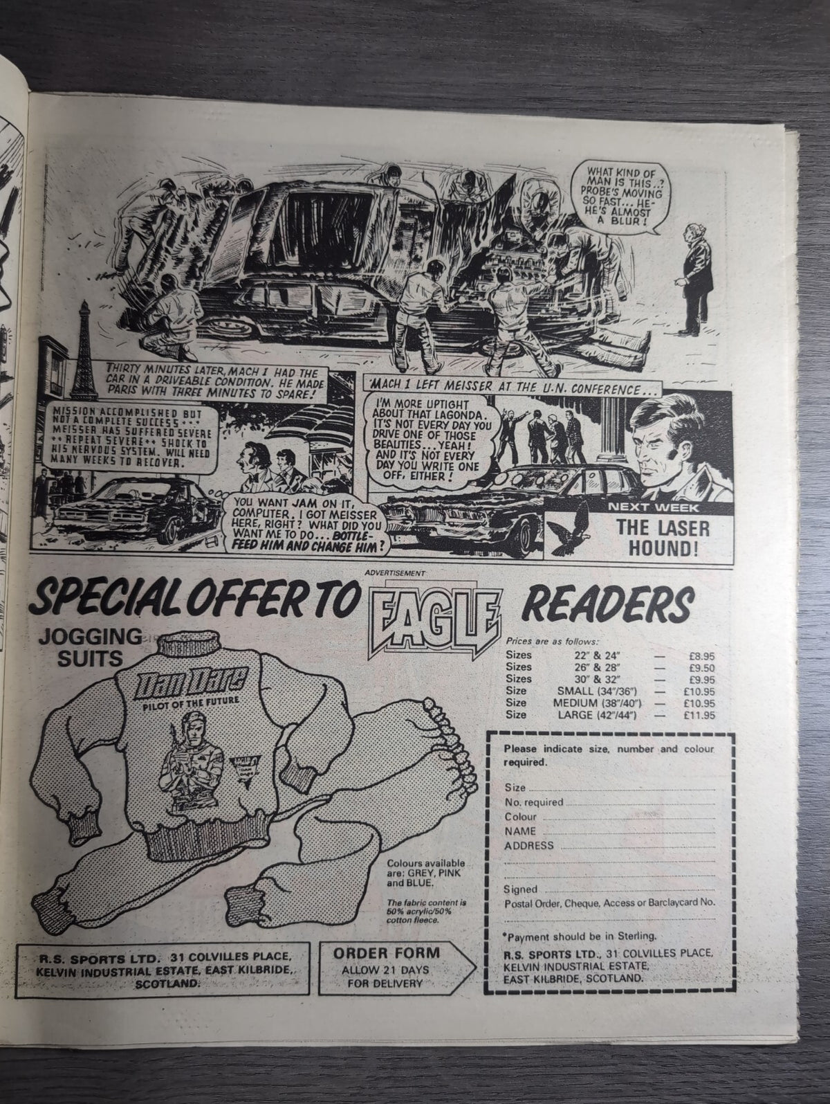 Eagle Comic Issue No. 239 18th October 1986 Vintage Retro UK Comic