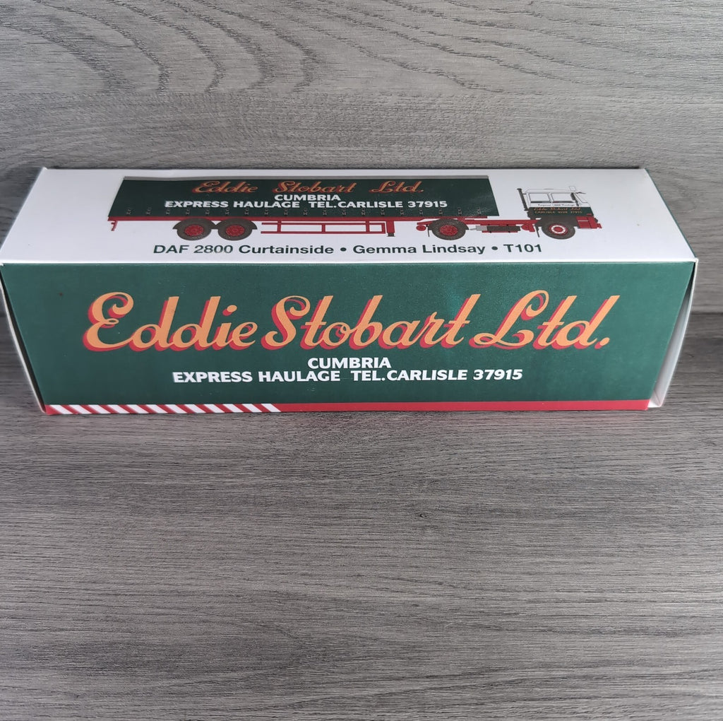 Atlas Editions Eddie Stobart Daf 2800 Curtainside Gemma Lindsay T101 1:76 Scale