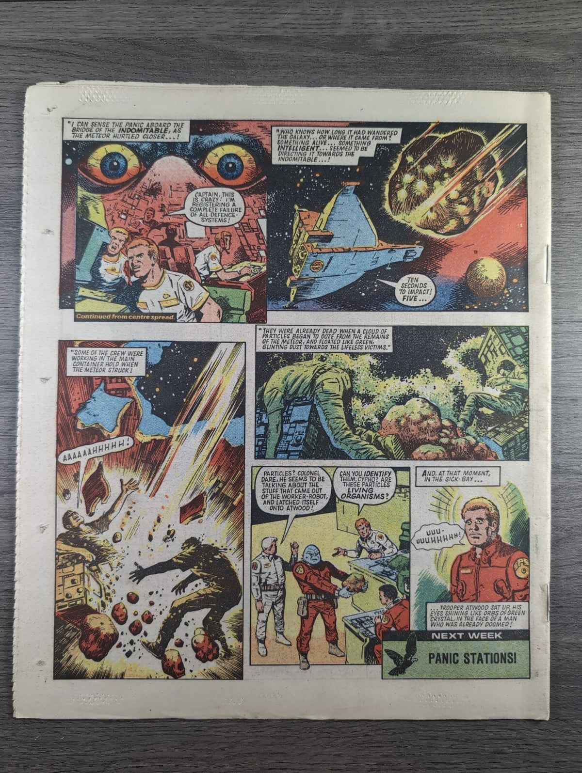 Eagle Comic Issue No. 205 22nd Feb 1988 Vintage Retro UK Comic