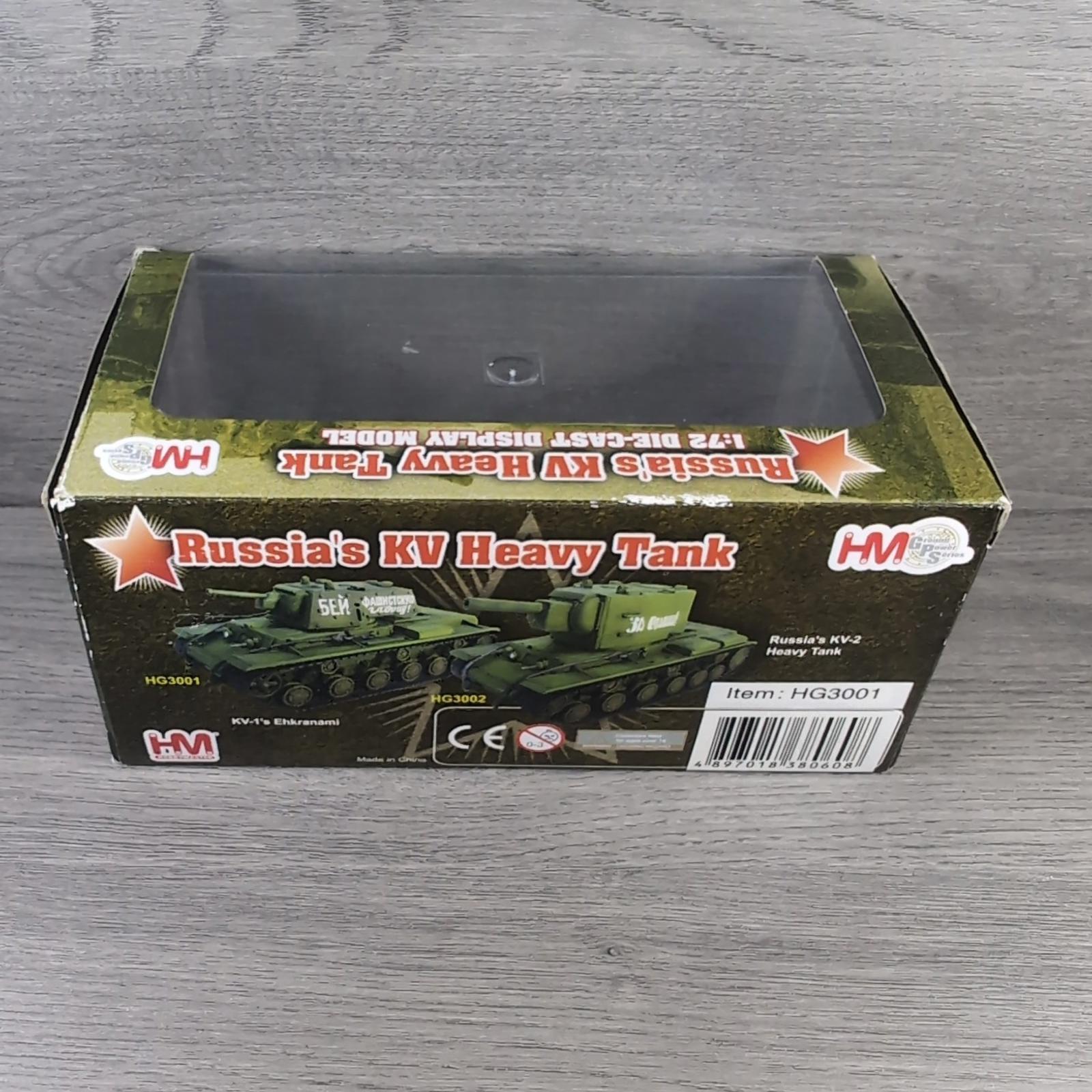 Hobby Master Russia's KV Heavy Tank 1:72 Scale Die-Cast Model HG3001