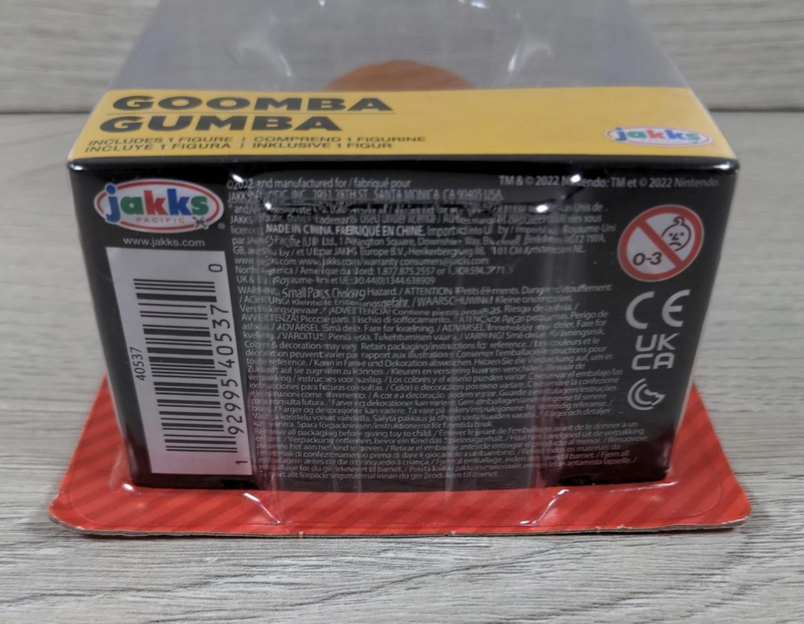 Super Mario Goomba Mini Action Figure Jakks Pacific - Factory Sealed Pack