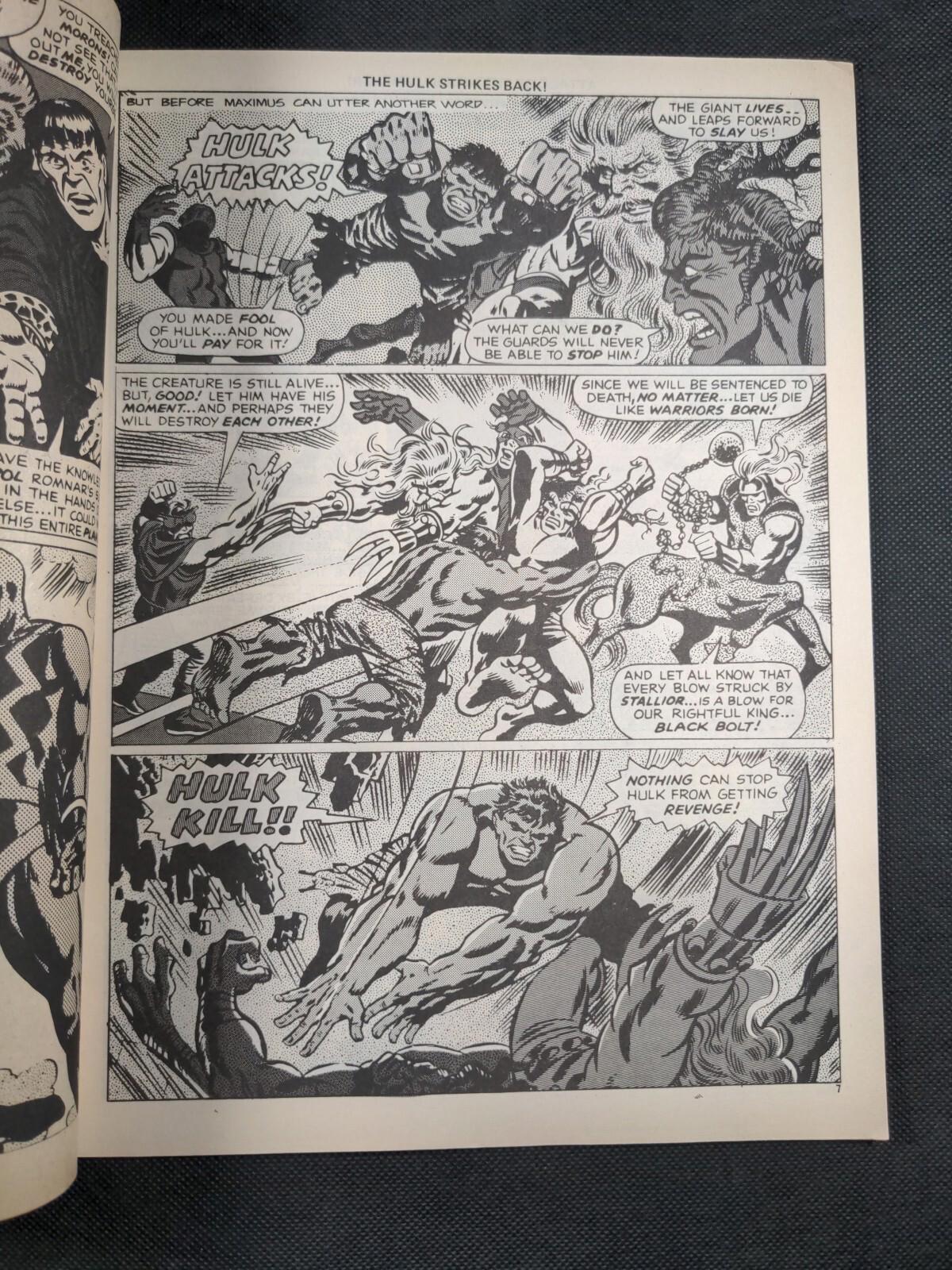 Mighty World of Marvel Issue No 60 November 1973 Vintage Marvel UK