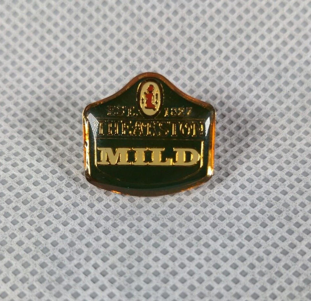 Theakston Mild Enamel Pin Badge Vintage