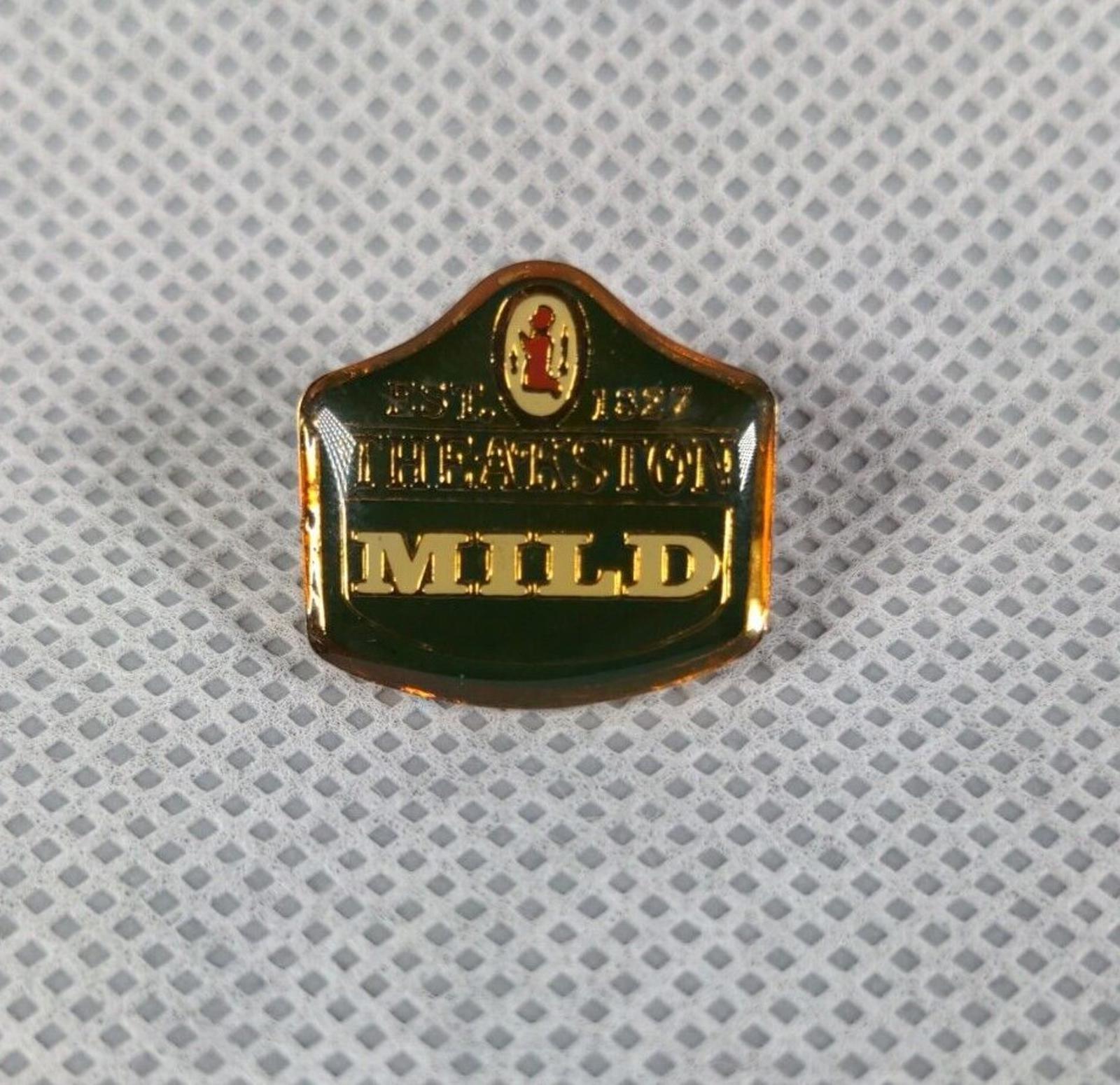 Theakston Mild Enamel Pin Badge Vintage