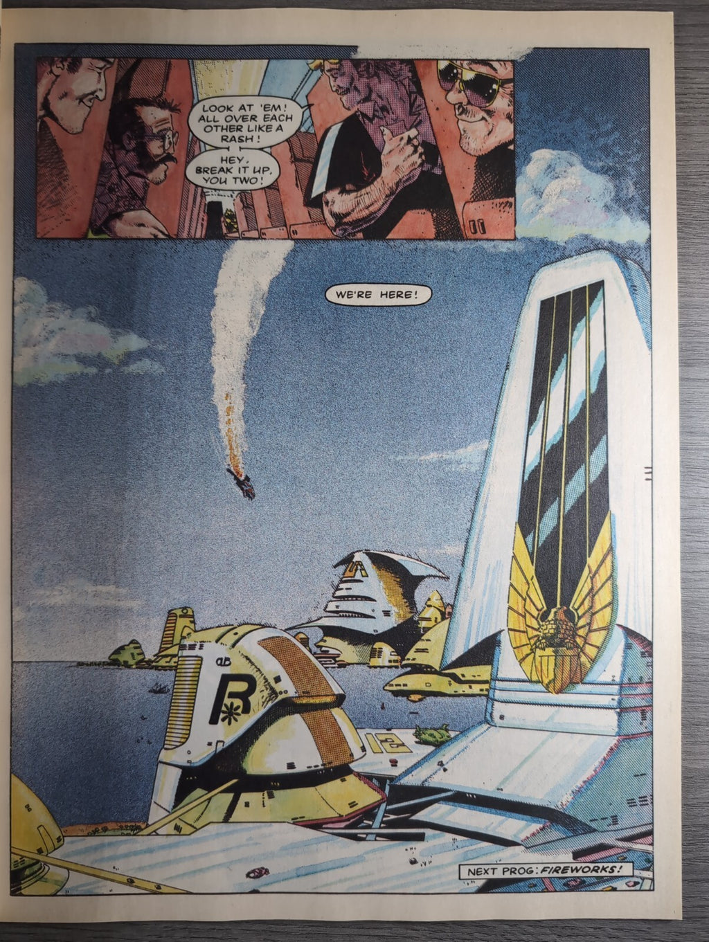2000AD Prog 655 Featuring Judge Dread Comic 2nd Dec 1989 Vintage Retro Comic - Retrorama UK